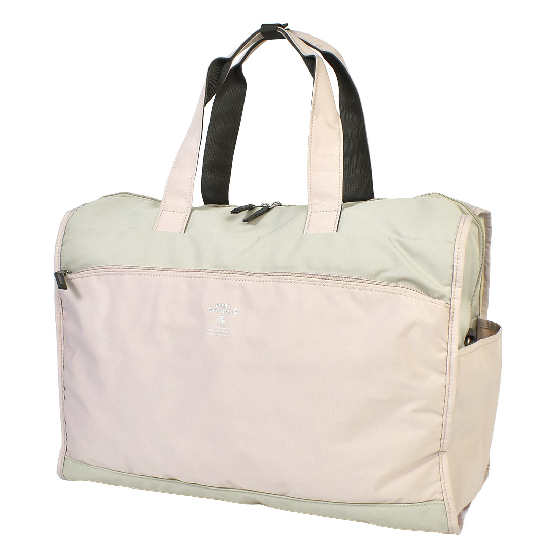 ボストンバッグ anello GRANDE アネロ グランデ 大容量 レディース 旅行 軽量 撥水 2泊3日 可愛い 肩掛け ショルダー 2WAY おしゃれ 女の子 斜めがけ シンプル キャリーオン ブラック ベージュ 修学旅行 林間学校 高校生 大人 アウトドア 部活 遠征 合宿 防災
