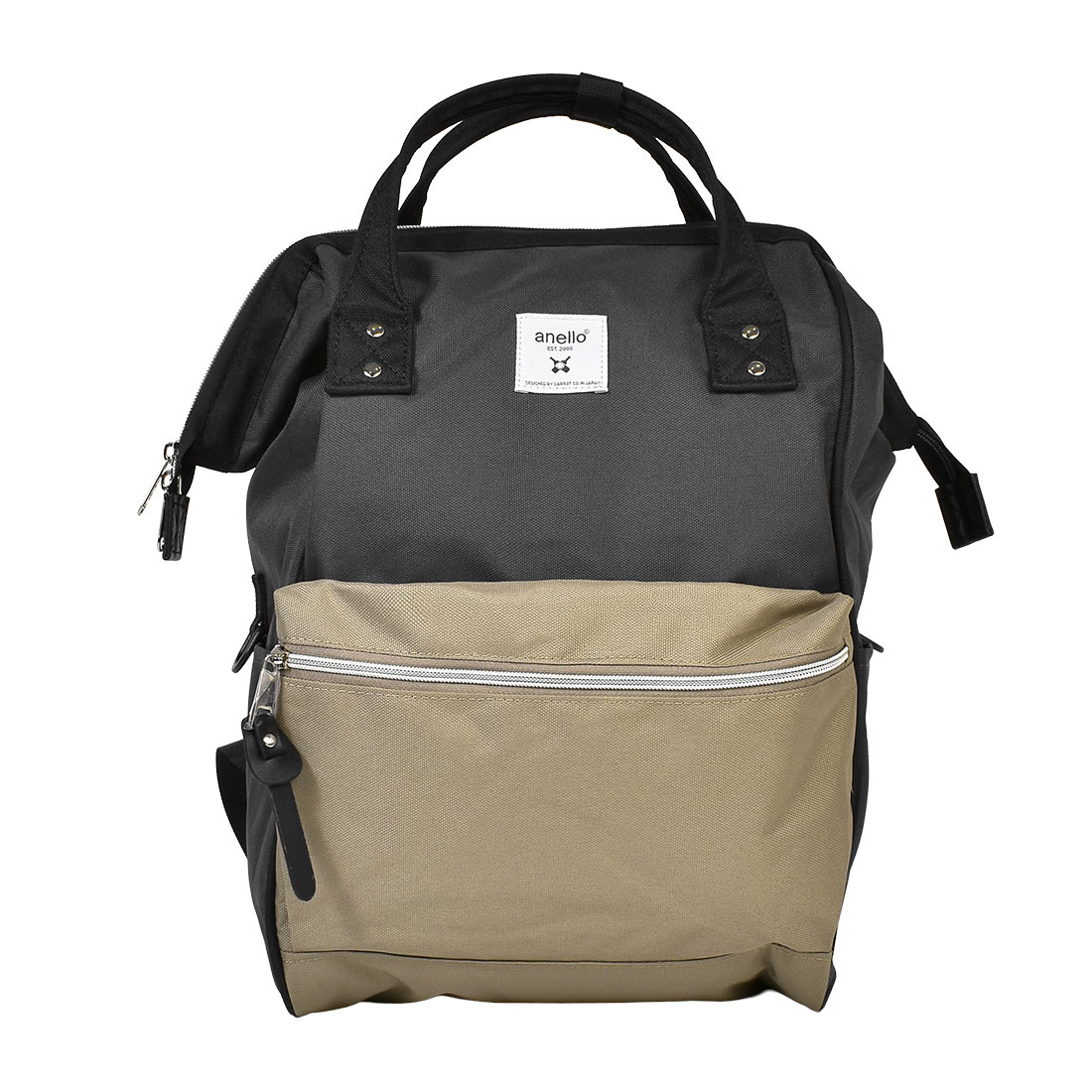 アネロ 口金 リュック anello レディース おしゃれ 撥水 軽量 大容量 A4 18L キャリーオン リュックサック マザーズバッグ 口金リュック 背面ファスナー ポケット多い PC パソコン 収納 13インチ 通勤 通学 旅行 大人 女性 かわいい 黒 ブラック ネイビー ベージュ ピンク