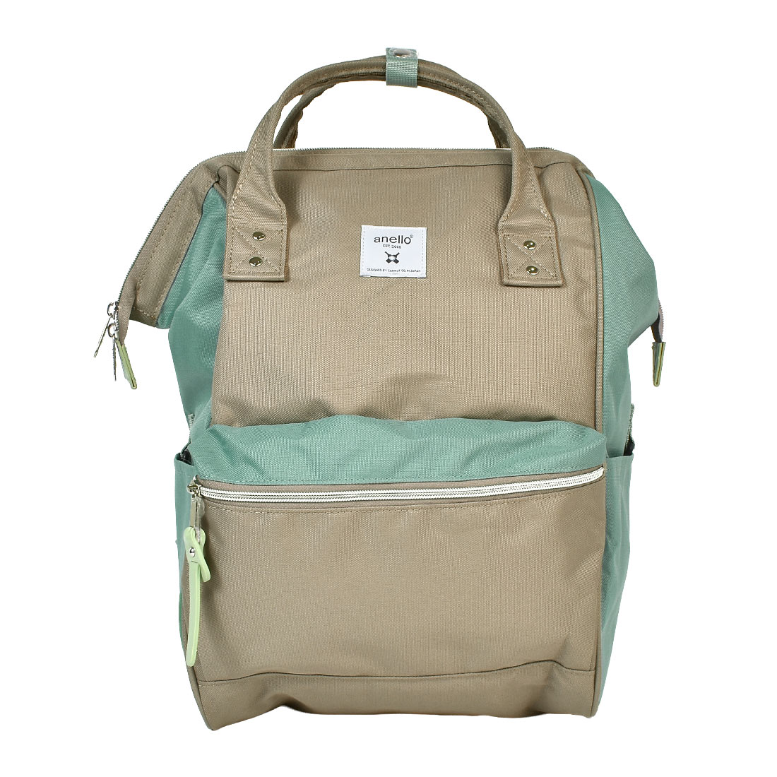 アネロ 口金 リュック anello レディース おしゃれ 撥水 軽量 大容量 A4 18L キャリーオン リュックサック マザーズバッグ 口金リュック 背面ファスナー ポケット多い PC パソコン 収納 13インチ 通勤 通学 旅行 大人 女性 かわいい 黒 ブラック ネイビー ベージュ ピンク