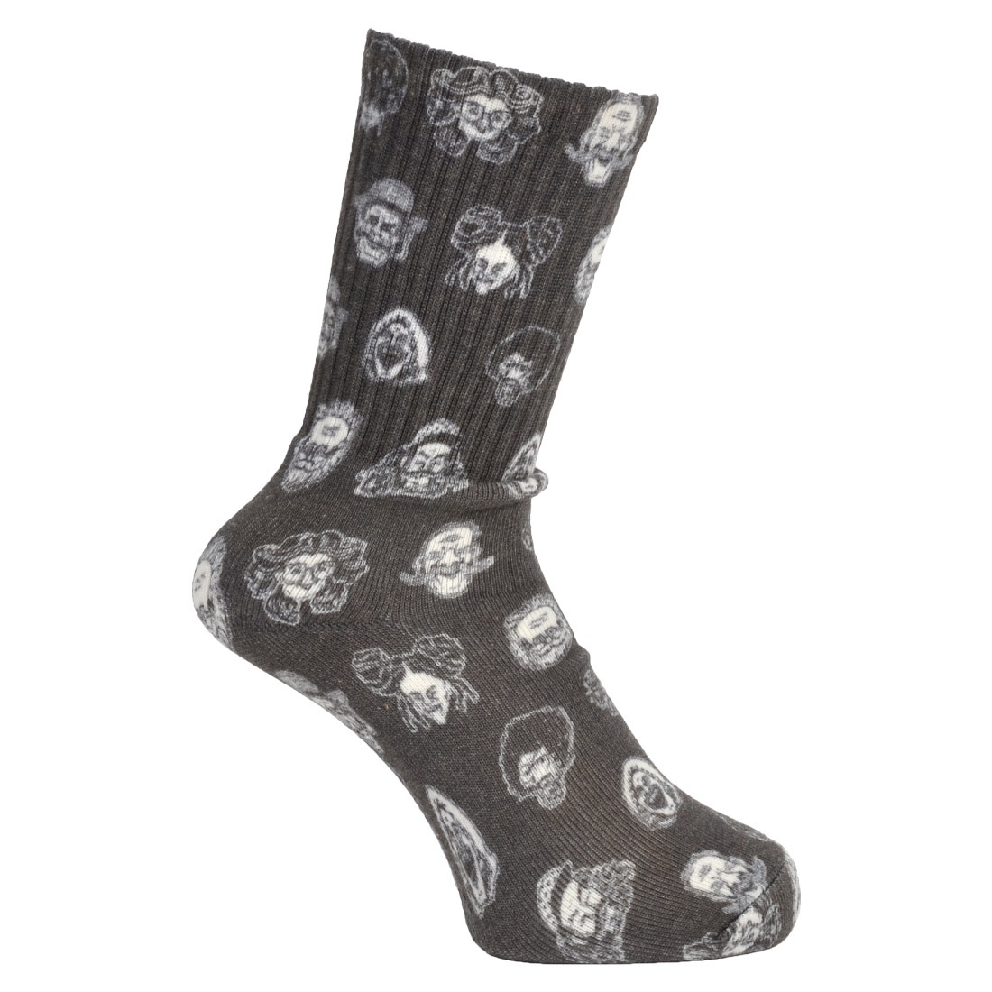 靴下 メンズ レディース 柄 クルー丈 かわいい gym master ジムマスター クルーソックス メンズ おしゃれ カラフル 派手 厚手 パイル地 個性的 おもしろ ユニーク くつ下 くつした 可愛い ブランド 長め レッグウェア ハイクルー ふわふわ 白 総柄 g857329 プレゼント ギフト