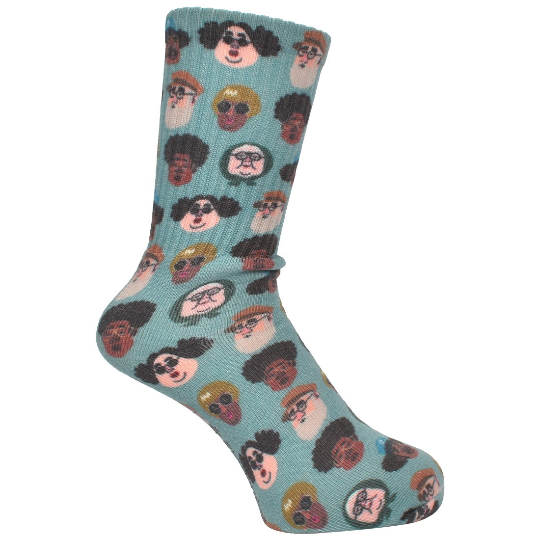 靴下 メンズ レディース 柄 クルー丈 かわいい gym master ジムマスター クルーソックス メンズ おしゃれ カラフル 派手 厚手 パイル地 個性的 おもしろ ユニーク くつ下 くつした 可愛い ブランド 長め レッグウェア ハイクルー ふわふわ 白 総柄 g857329 プレゼント ギフト