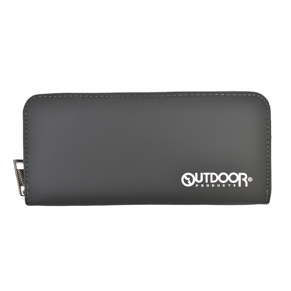 長財布 OUTDOOR PRODUCTS アウトドア プロダクツ メンズ レディース シンプルロゴ財布 ブランド ラウンドファスナー 高校生 中学生 大学生 無地 シンプル おしゃれ アウトドア ウォレット 小銭入れ 大容量 ジュニア 中高生 男子 女子 子供 大人 黒 ブラック グレー ベージュ