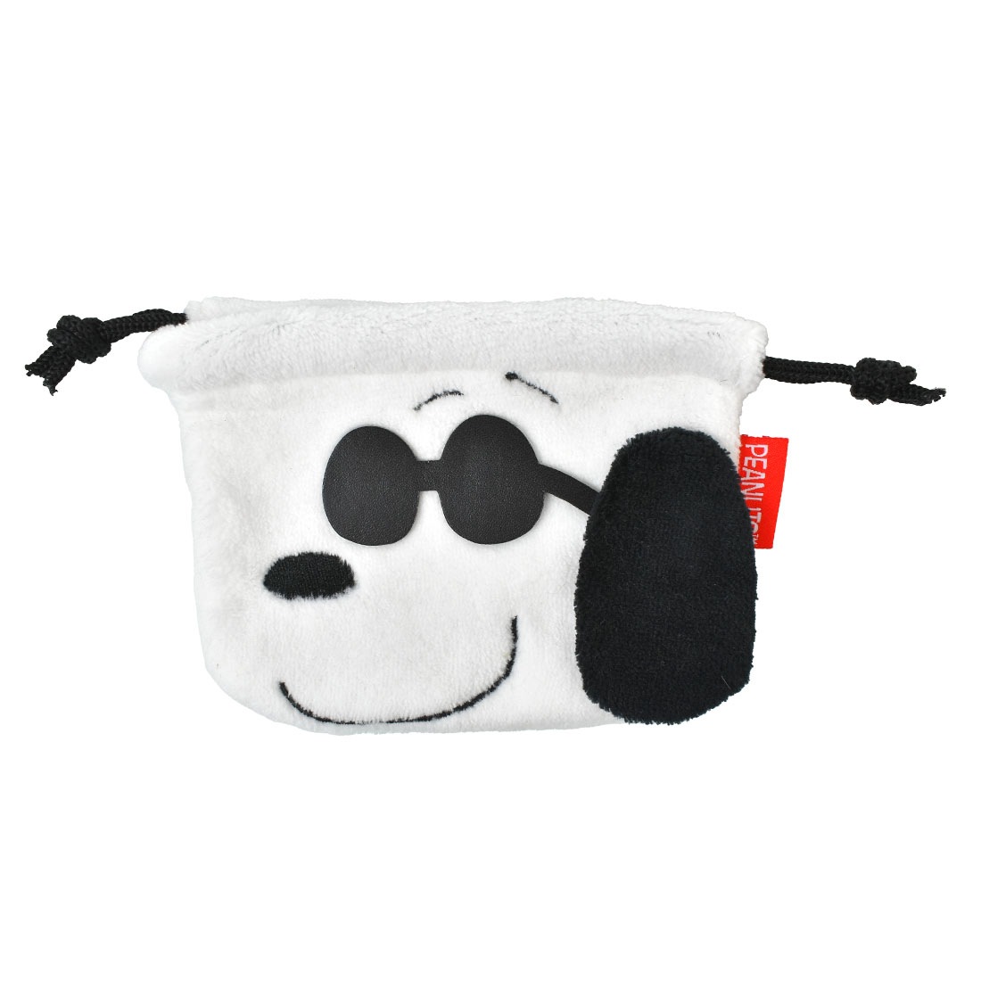 巾着 ポーチ SNOOPY スヌーピー 小物入れ ミニポーチ ミニ巾着 ぬいぐるみ ふわふわ もこもこ キャラクター フェイス 顔 巾着袋 小さい コスメ メイク お菓子 かわいい きんちゃく PEANUTS ジョークール ウッドストック 大人 子供 通勤 通学 グッズ 雑貨 ギフト プレゼント