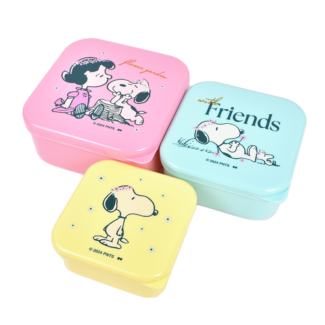 弁当箱 3Pセット レンジ対応 お弁当箱 日本製 スヌーピー 女子 大人 子供 女の子 小学生 中学生 高校生 入園 入学 通学 ランチボックス おかず デザート 入れ 保存容器 小分け コンパクト 3個セット おしゃれ かわいい 遠足 キャラクター SNOOPY 入れ子 通勤 カラフル 収納
