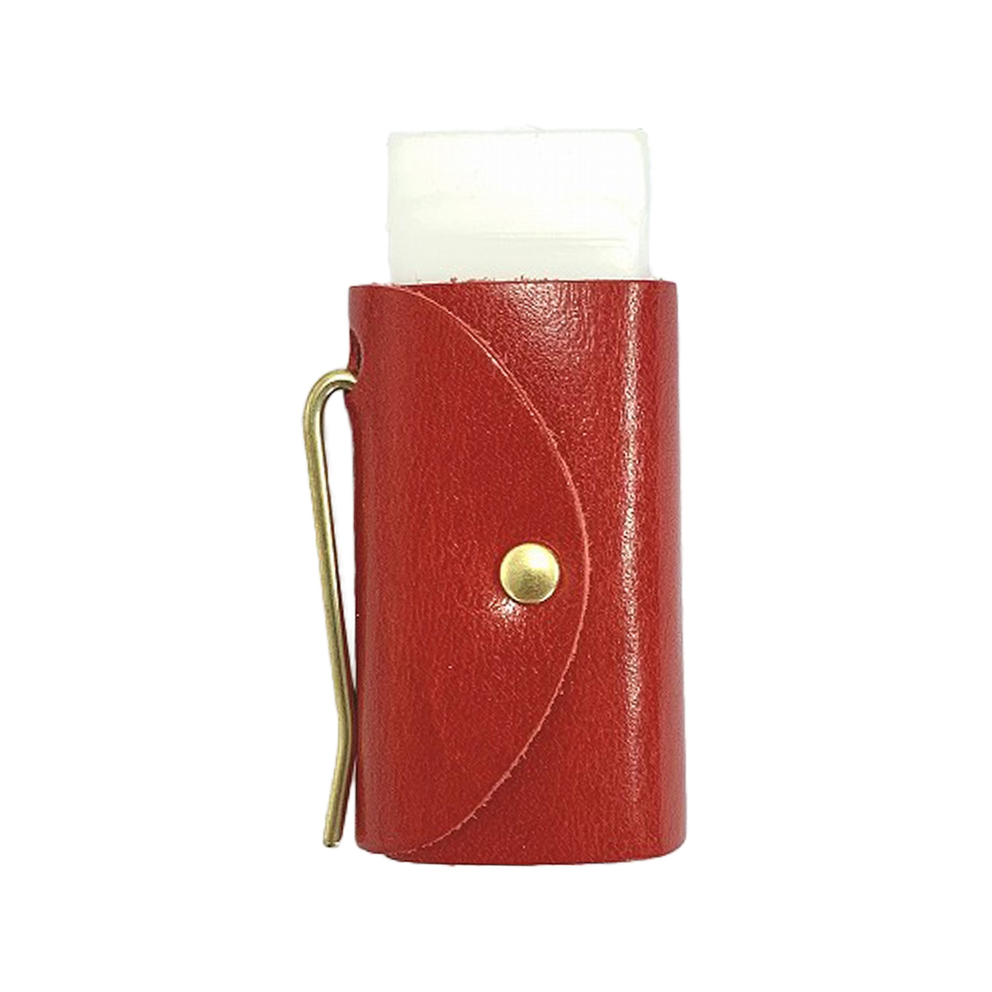 消しゴムカバー 牛革 レザー &clip eraser cover 本革 革製 真鍮 クリップ 大人 学生 おしゃれ 文具 高級 消しゴムケース クリップ付き 持ち歩き 経年変化 長持ち 便利アイテム 紀寺商事 文房具 消しゴム カバー 仕事 こだわり文具 シンプル 誕生日 プレゼント ギフト 贈り物