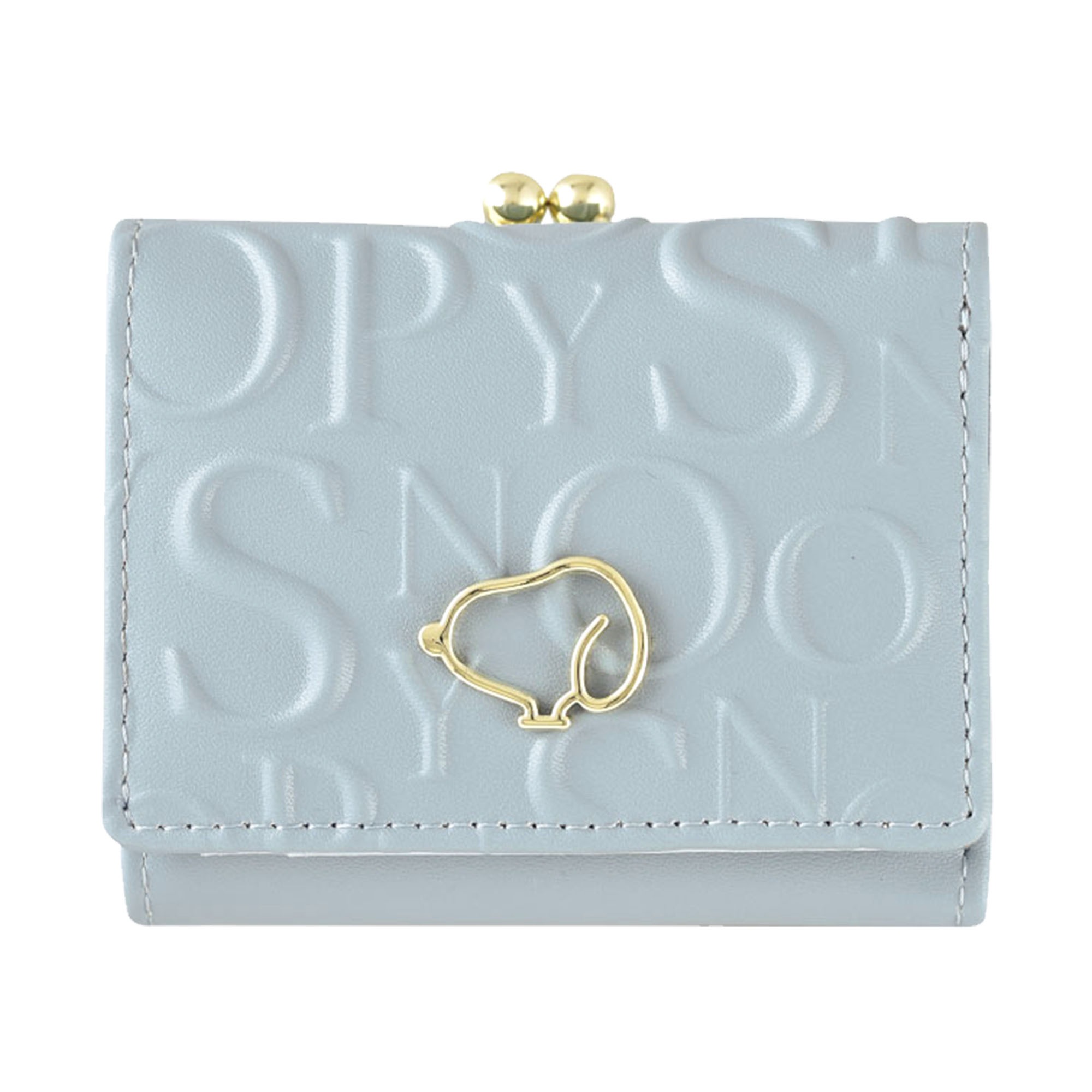 三つ折り財布 財布 スヌーピー SNOOPY レディース ミニ財布 コンパクト 小さい キャラクター グッズ がま口財布 小銭入れ プチプラ おしゃれ かわいい 上品 学生 大人 子供 PEANUTS カード 収納 モノグラム 軽量 軽い 高校生 中学生 小学生 シンプル ブラック ブルー 黒 水色