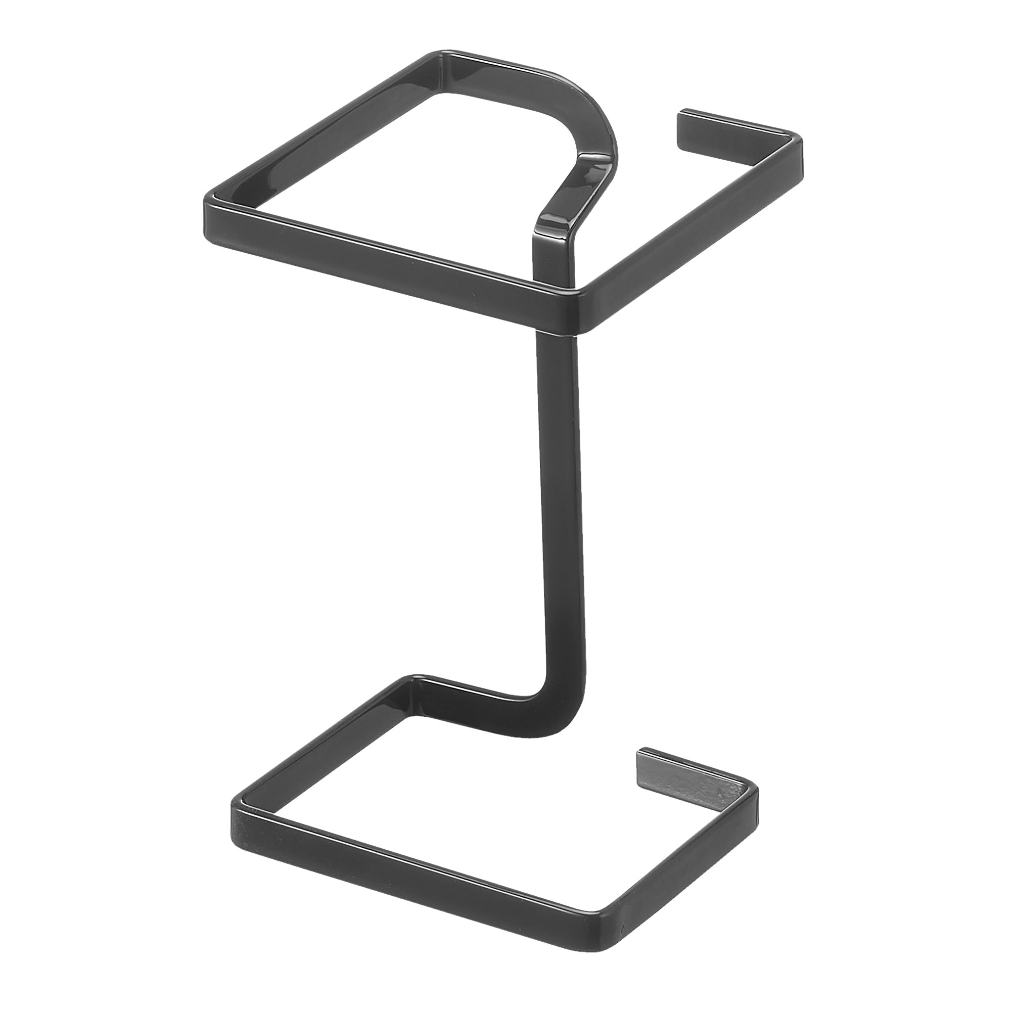 山崎実業 コーナーに置ける水切りネットホルダー タワー スクエア 10205 10206 tower 三角コーナー スタンド ポリ袋ホルダー シンク コンパクト フリーザーバッグ ホワイト ブラック キッチン 台所 ポリ袋スタンド ネットホルダー 生ゴミ入れ 四角 簡易ゴミ箱 ゴミ受け 公式