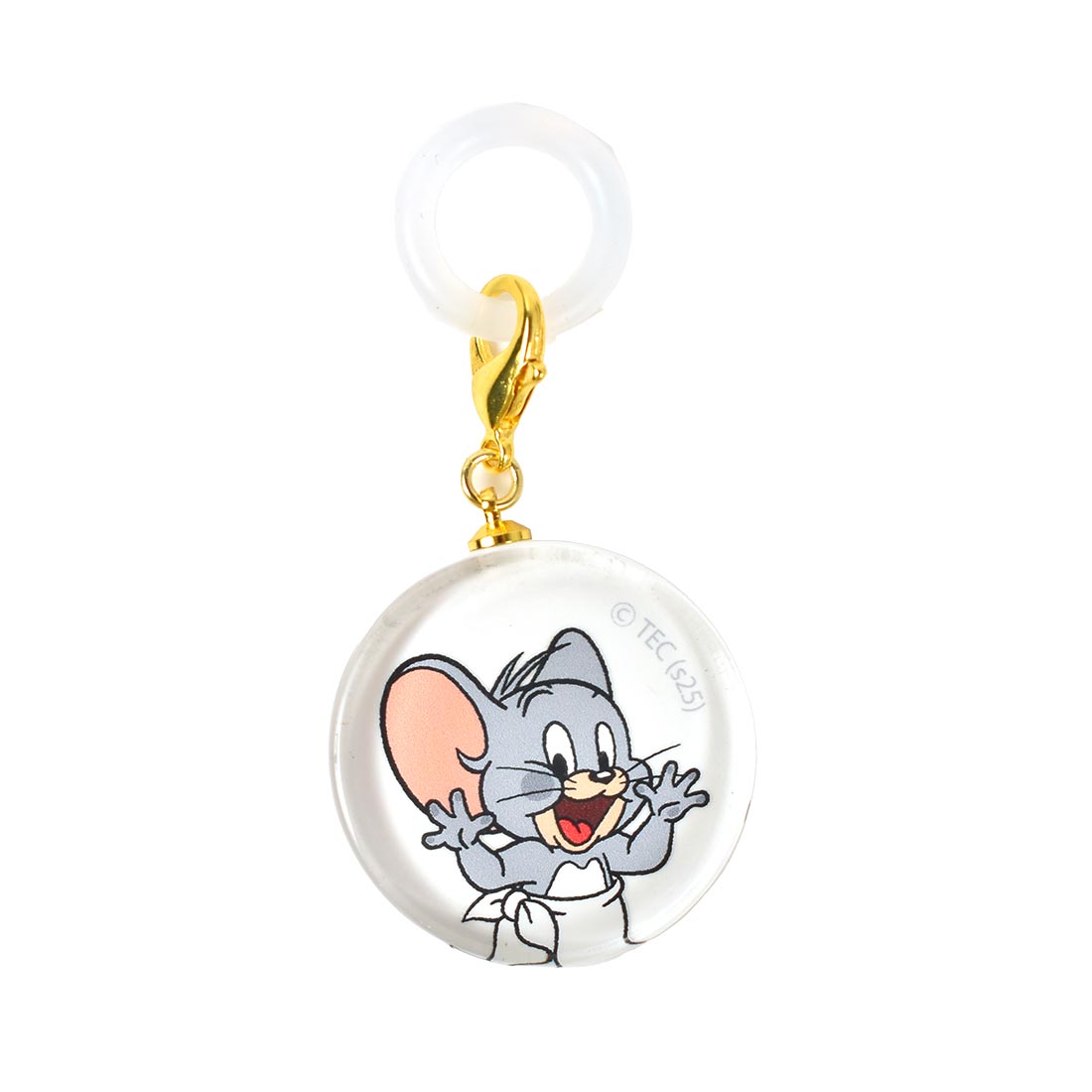 アンブレラマーカー めじるしアクセサリー 傘 目印 チャーム シリコンリング 傘マーカー キーホルダー ストラップ 雨具 トムとジェリー トムジェリ キャラクター グッズ かわいい おしゃれ ガラス Flapper 大人 女性 女の子 梅雨 新生活 トム ジェリー タフィー クアッカー