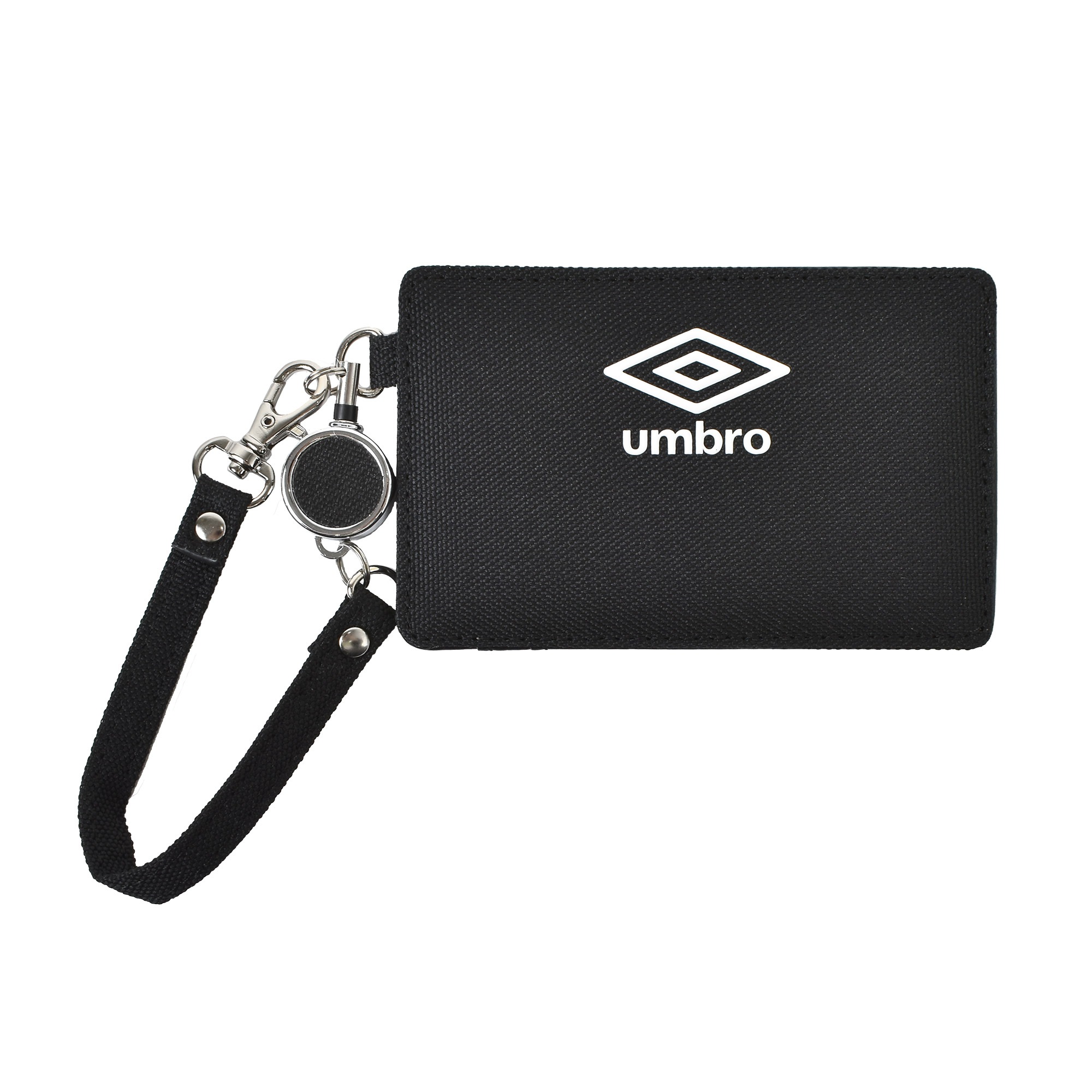 パスケース 男の子 リール付き umbro アンブロ 中学生 高校生 メンズ 定期入れ 定期ケース シンプル 小学生 男子 子供 子ども 大人 スポーツブランド ブラック 黒 通学 通勤 習い事 カード収納 2枚 軽い 軽量 薄型 ロゴ ワンポイント かっこいい おしゃれ 定期券入れ ギフト