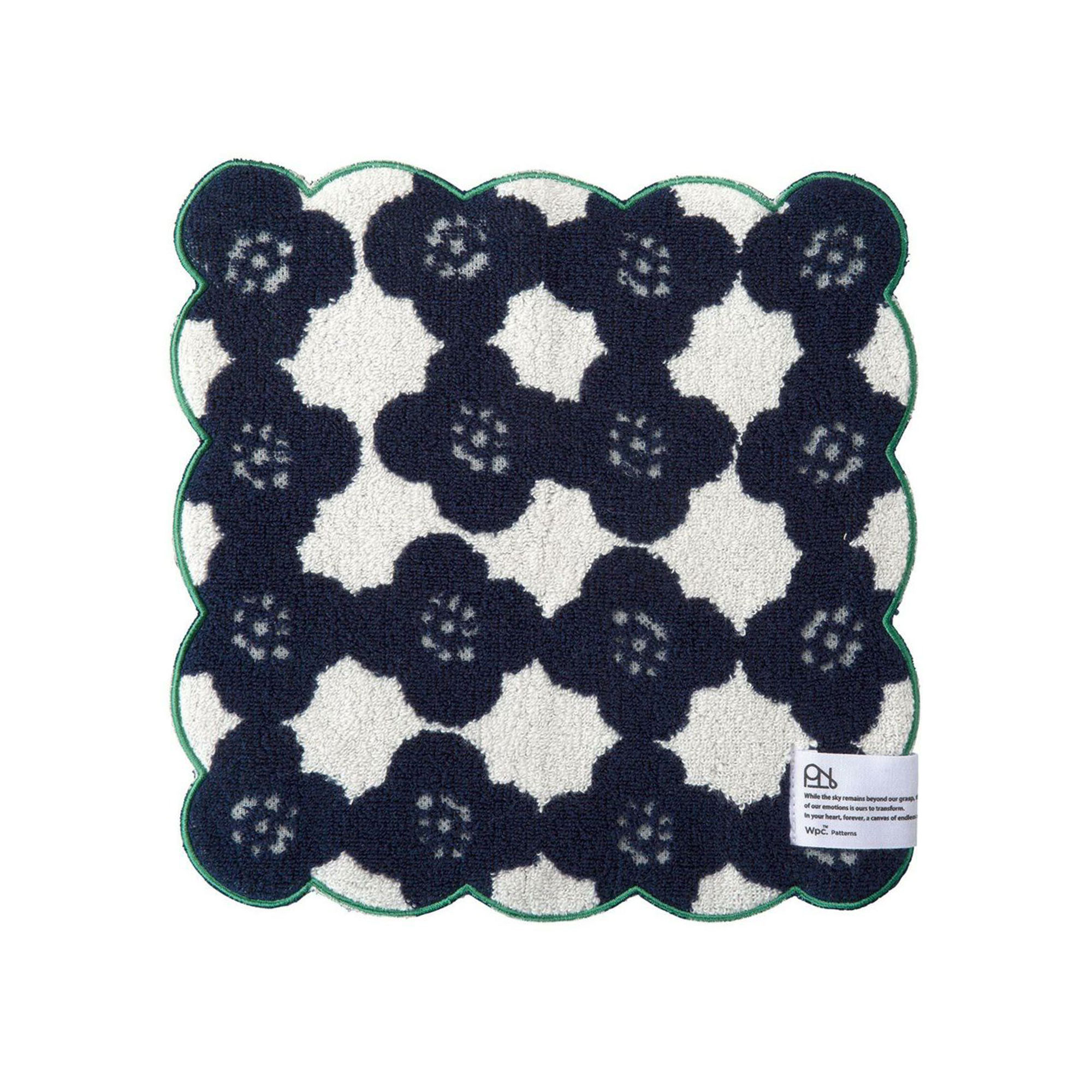 ハンカチタオル Wpc. Patterns ワールドパーティ レディース 女性 プレゼント ギフト 北欧風 おしゃれ かわいい 厚手 25cm 綿100% コットン スカラップ ミニタオル ハンカチ 大人 女の子 母の日 誕生日 クリスマス 贈り物 お祝い お返し お礼 花柄 鳥柄 バード パターン柄