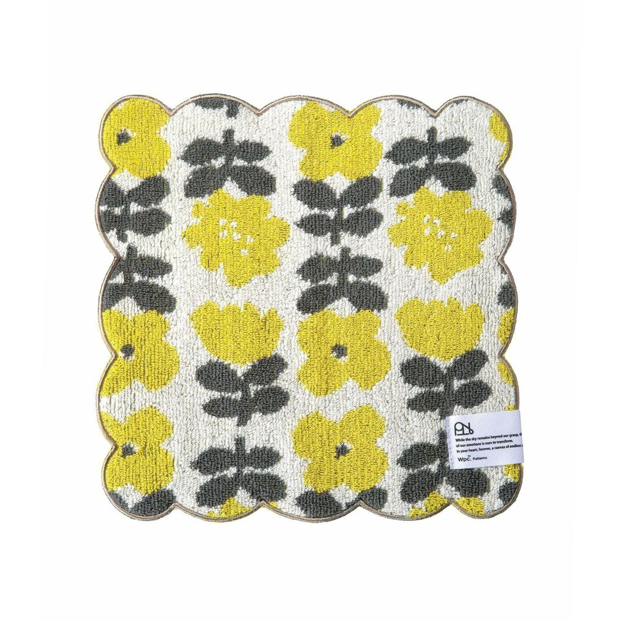 ハンカチタオル Wpc. Patterns ワールドパーティ レディース 女性 プレゼント ギフト 北欧風 おしゃれ かわいい 厚手 25cm 綿100% コットン スカラップ ミニタオル ハンカチ 大人 女の子 母の日 誕生日 クリスマス 贈り物 お祝い お返し お礼 花柄 鳥柄 バード パターン柄