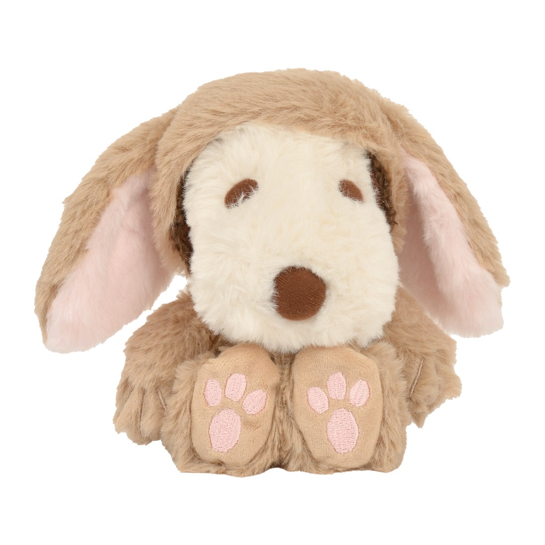 スヌーピー ぬいぐるみ ふわくた fuwakuta SNOOPY マスコット うさぎ ロップイヤー バニー ラビット 着ぐるみ かわいい ふわふわ 小さめ コンパクト キャラクター グッズ ピンク モカ ホワイト ブラウン 人形 女の子 ペア おそろい おしゃれ 誕生日 プレゼント ギフト 子供