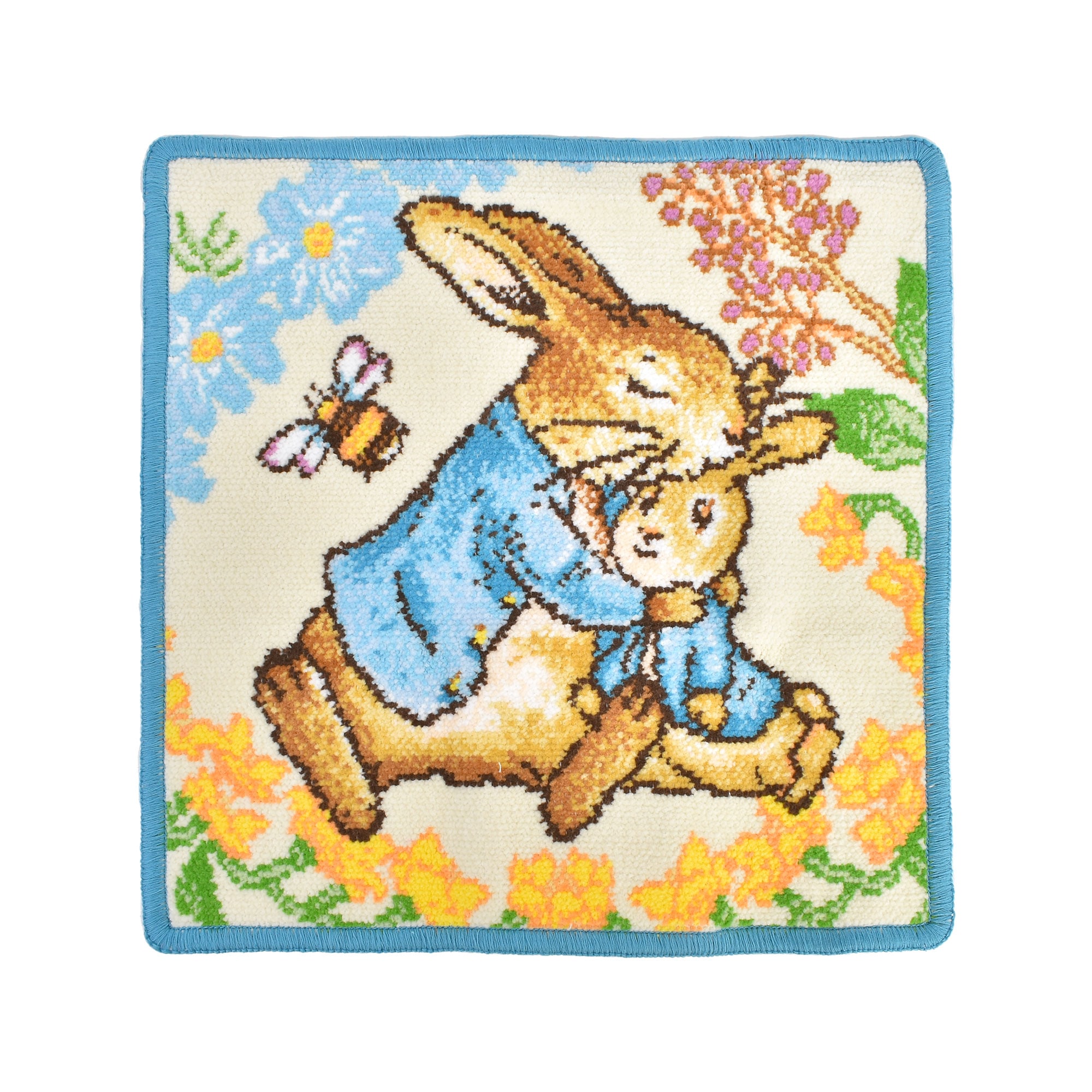 ハンカチタオル ピーターラビット シェニール織り レディース 女性 プレゼント ギフト ボックス入り おしゃれ かわいい 高級 厚手 25cm 綿100% コットン ミニタオル ハンカチ 大人 女の子 母の日 誕生日 クリスマス 贈り物 お祝い お返し PETER RABBIT うさぎ ピンク ブルー