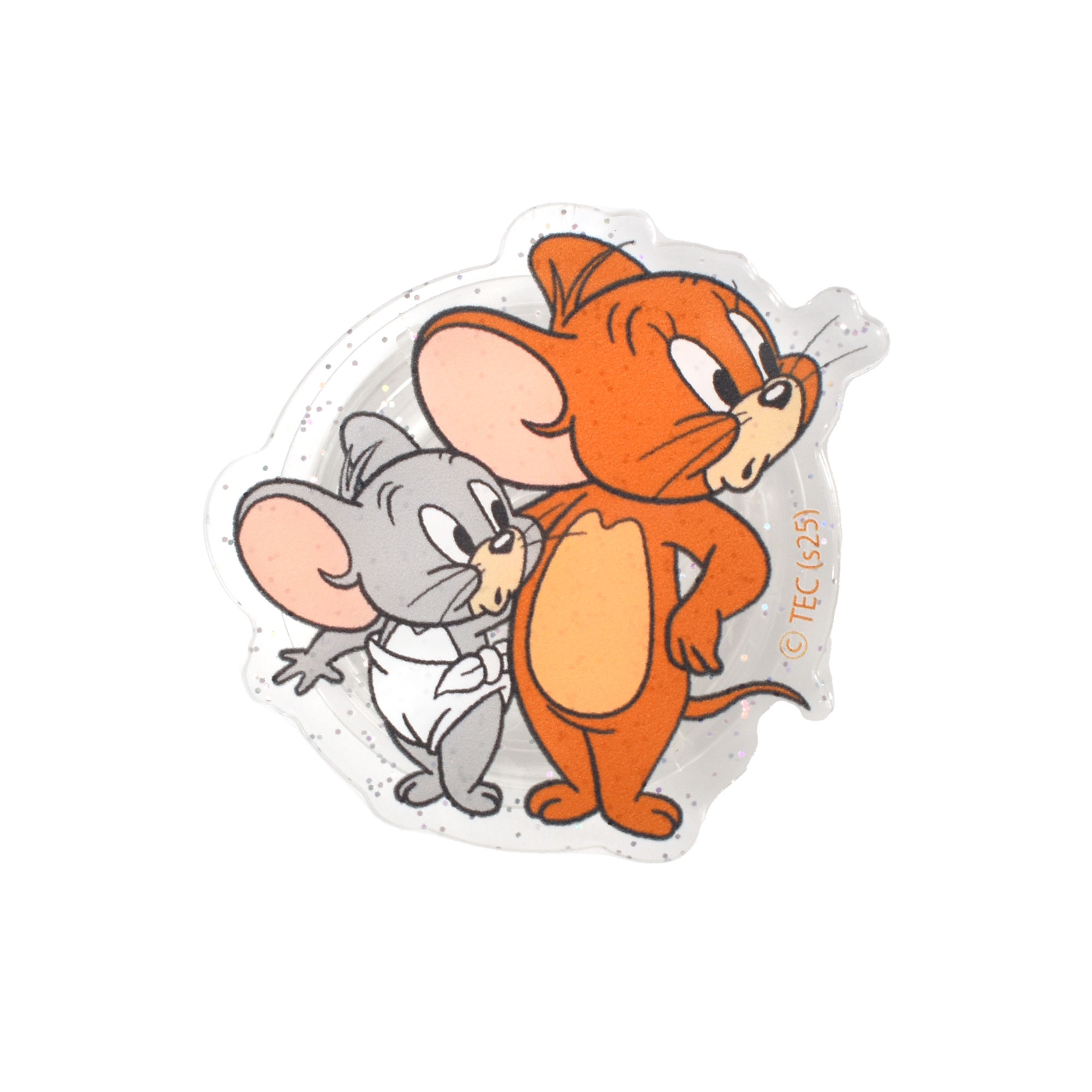 スマホグリップ トムとジェリー トムジェリ かわいい キャラクター おしゃれ 大人 女子 高校生 中学生 女の子 グリップトック スマホリング スマホスタンド スマートフォン アクセサリー 粘着式 Tom and Jerry FLAPPER フラッパー タフィー 持ちやすい アクリル 落下防止