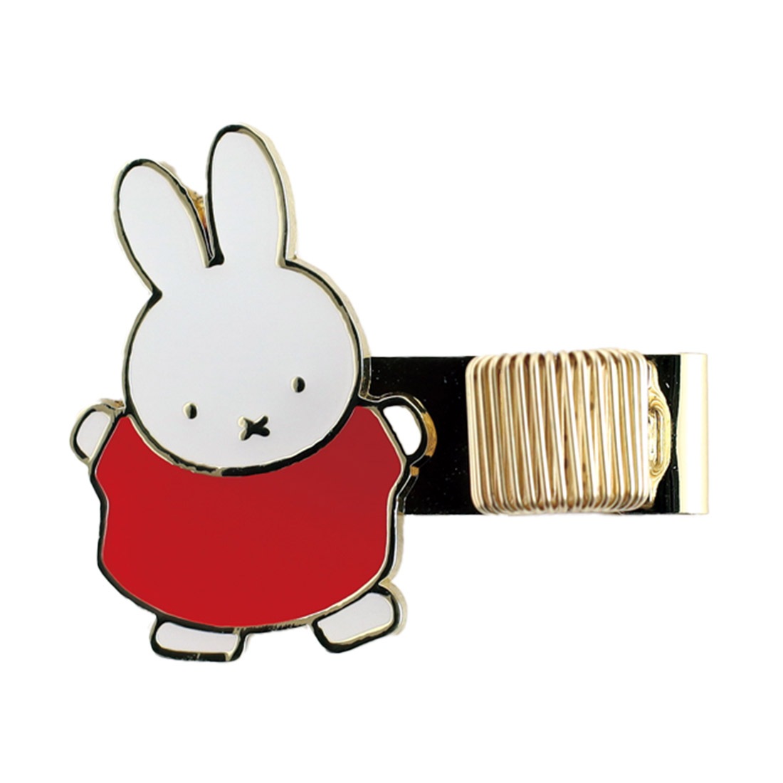 ペンホルダー miffy ミッフィー 手帳 後付け かわいい キャラクター 文房具 ペン留め ペンクリップ 筆記具 ノート 取り付け ディックブルーナ ステーショナリー 手帳アクセサリー 日記 ダイアリー 持ち運び ペンループ 鉛筆 シャーペン ゴールド 高級感 おしゃれ うさぎ