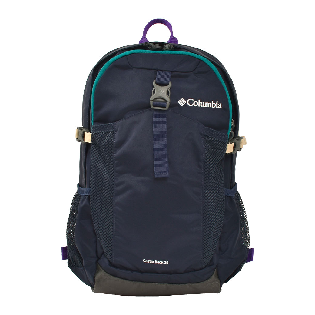 Columbia コロンビア リュック PU8663 レディース メンズ キャッスルロック 20L 大容量 バックパック リュックサック 撥水 軽量 丈夫 登山 ハイキング 旅行 レインカバー 通勤 通学 大人 高校生 中学生 ジュニア おしゃれ 黒 ブラック 白 ホワイト ネイビー 紺 ブルー 花柄