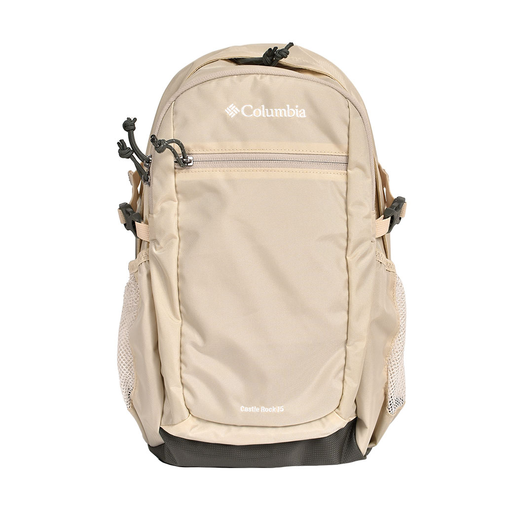 Columbia コロンビア リュック キッズ PU8664 キャッスルロック 15L バックパック 小学生 男の子 女の子 ジュニア レディース A4 撥水 軽量 丈夫 小さめ リュックサック 女子 男子 中学生 通学 レインカバー付き おしゃれ アウトドア ブランド 登山 ハイキング 黒 ブラック