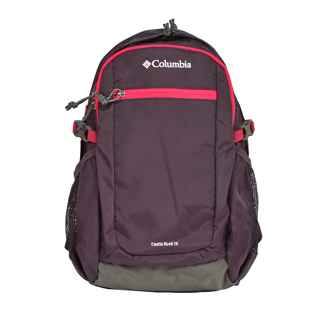 Columbia コロンビア リュック キッズ PU8664 キャッスルロック 15L バックパック 小学生 男の子 女の子 ジュニア レディース A4 撥水 軽量 丈夫 小さめ リュックサック 女子 男子 中学生 通学 レインカバー付き おしゃれ アウトドア ブランド 登山 ハイキング 黒 ブラック