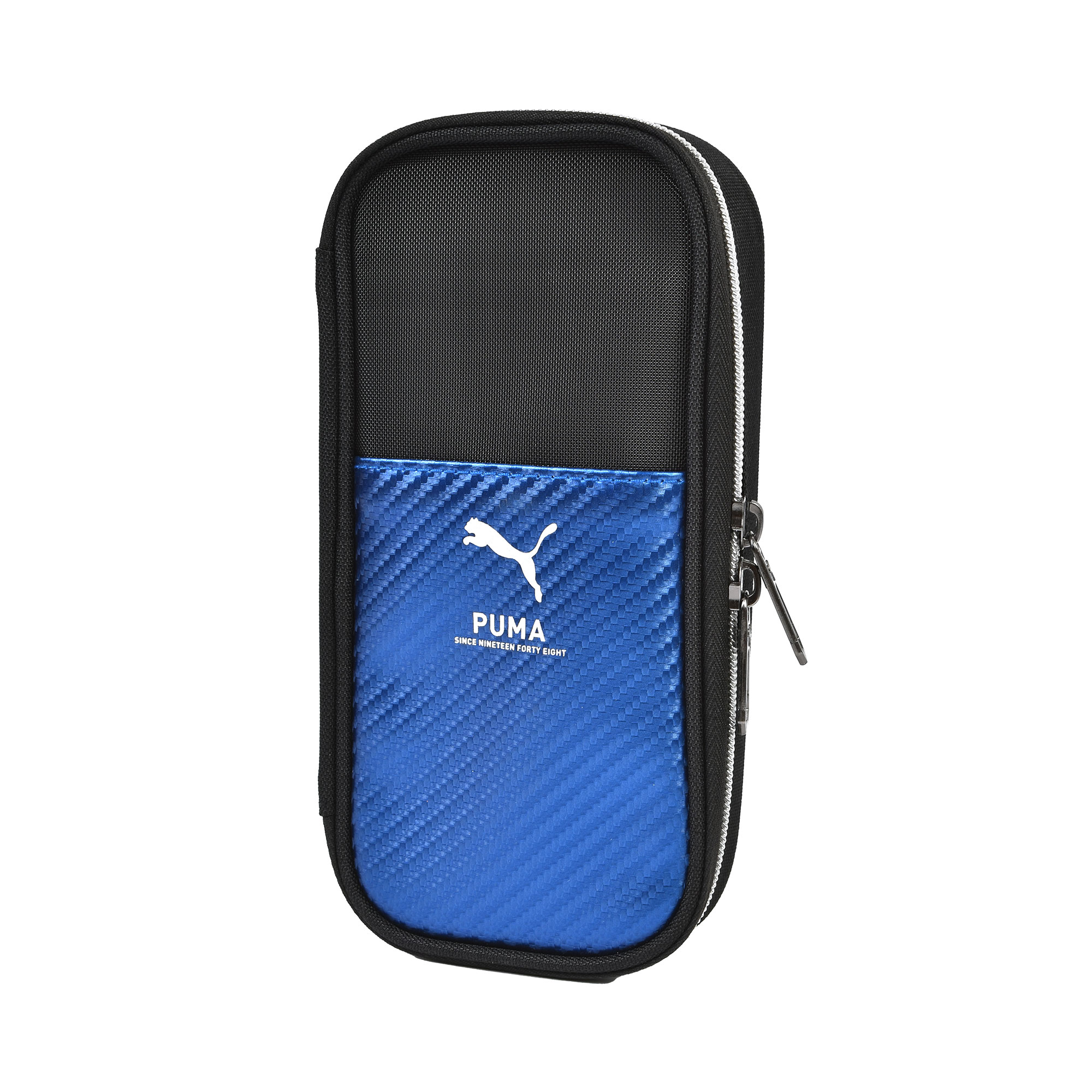 ペンケース PUMA プーマ 筆箱 小学生 男の子 男子 中学生 高学年 PM569 シンプル 黒 青 ブラック ネイビー ブルー コンパクト スリム ブック型 メッシュ 窓付き 中が見える ペンシルチェックペンケース ペンポーチ かっこいい おしゃれ スポーツ ブランド 文房具 文具 収納
