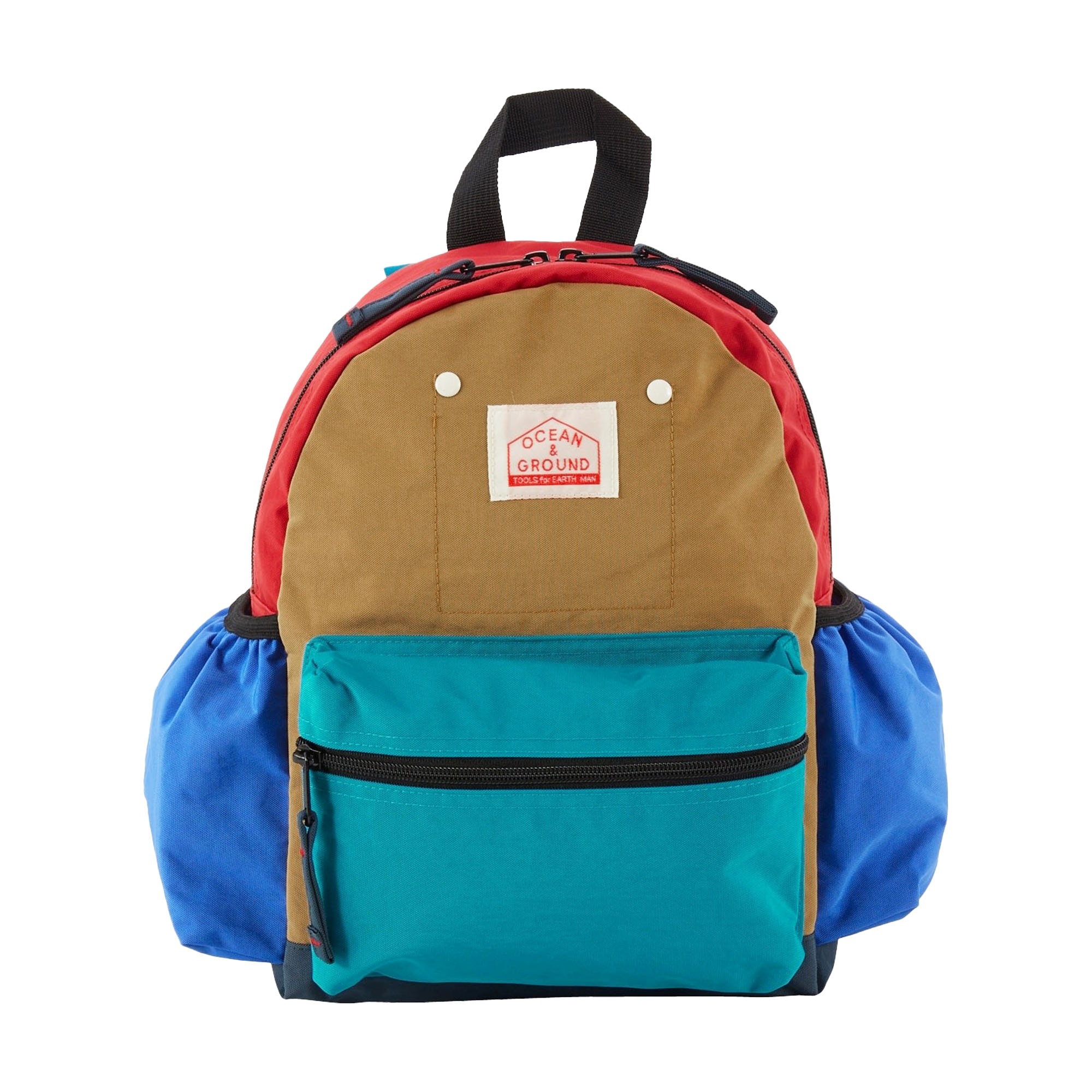 リュック キッズ 女の子 OCEAN＆GROUND リュックサック ジュニア オーシャンアンドグラウンド 軽量 通園 10.5L 7L 4.5L ベビー MULTI 4425102 マルチ チェストベルト ハーネス 幼稚園 保育園 小学生 入園 入学 遠足 こども 子供 通学 3サイズ おしゃれ 男の子