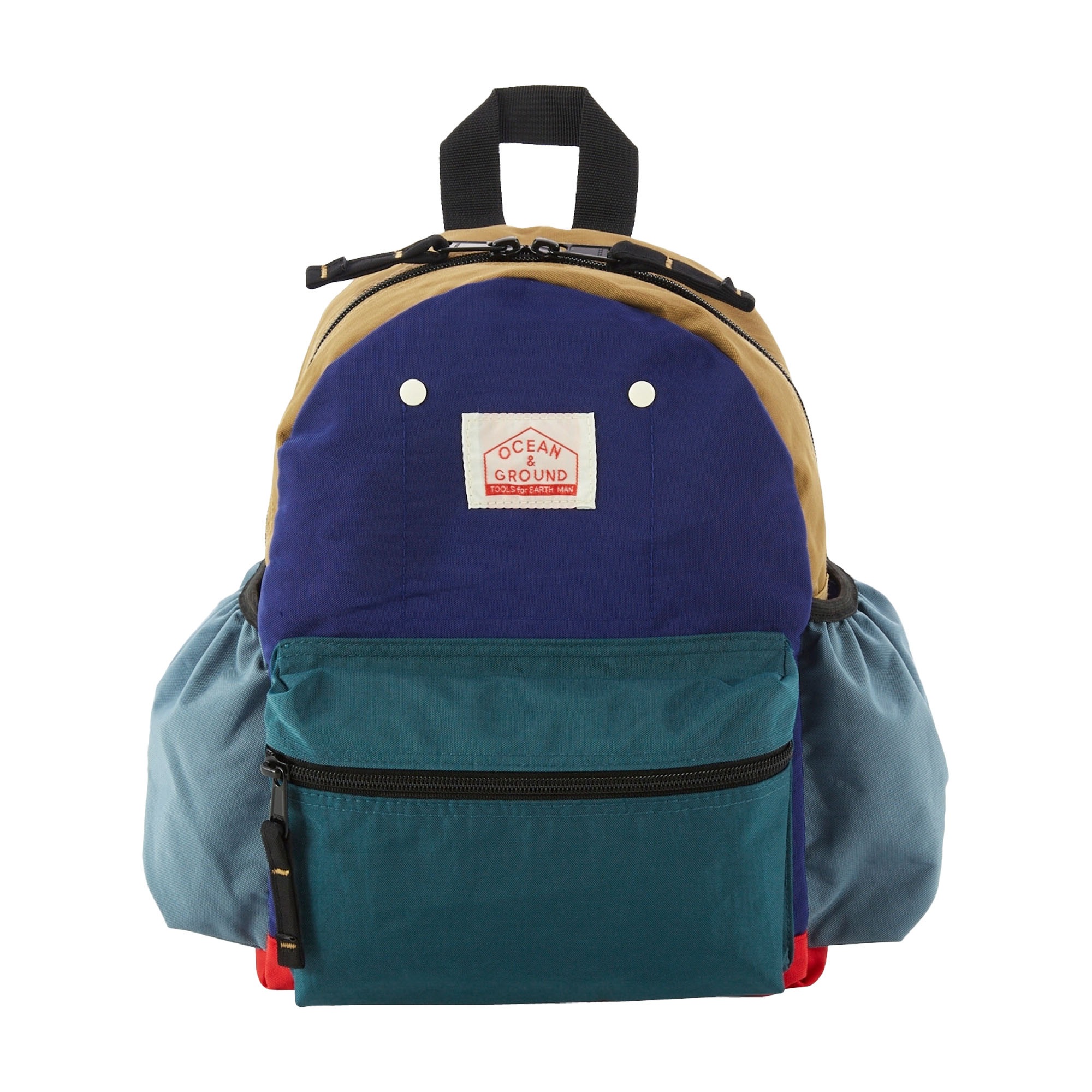 リュック キッズ 女の子 OCEAN＆GROUND リュックサック ジュニア オーシャンアンドグラウンド 軽量 通園 10.5L 7L 4.5L ベビー MULTI 4425102 マルチ チェストベルト ハーネス 幼稚園 保育園 小学生 入園 入学 遠足 こども 子供 通学 3サイズ おしゃれ 男の子