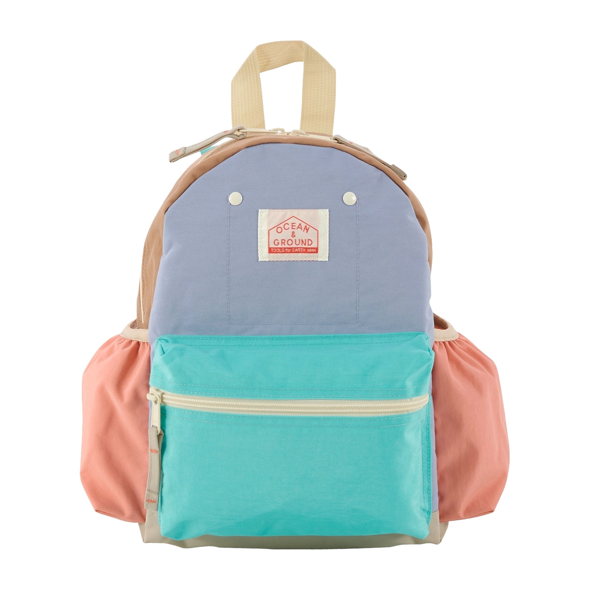 リュック キッズ 女の子 OCEAN＆GROUND リュックサック ジュニア オーシャンアンドグラウンド 軽量 通園 10.5L 7L 4.5L ベビー MULTI 4425102 マルチ チェストベルト ハーネス 幼稚園 保育園 小学生 入園 入学 遠足 こども 子供 通学 3サイズ おしゃれ 男の子