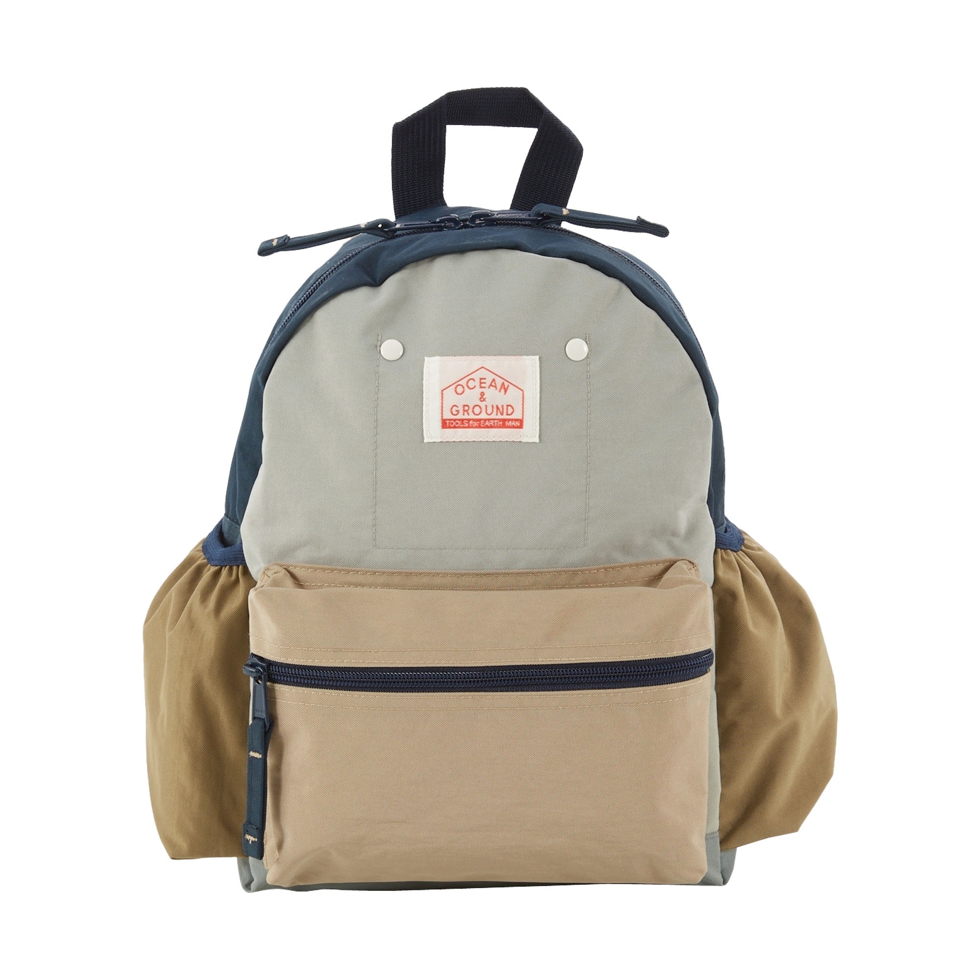 リュック キッズ 女の子 OCEAN＆GROUND リュックサック ジュニア オーシャンアンドグラウンド 軽量 通園 10.5L 7L 4.5L ベビー MULTI 4425102 マルチ チェストベルト ハーネス 幼稚園 保育園 小学生 入園 入学 遠足 こども 子供 通学 3サイズ おしゃれ 男の子