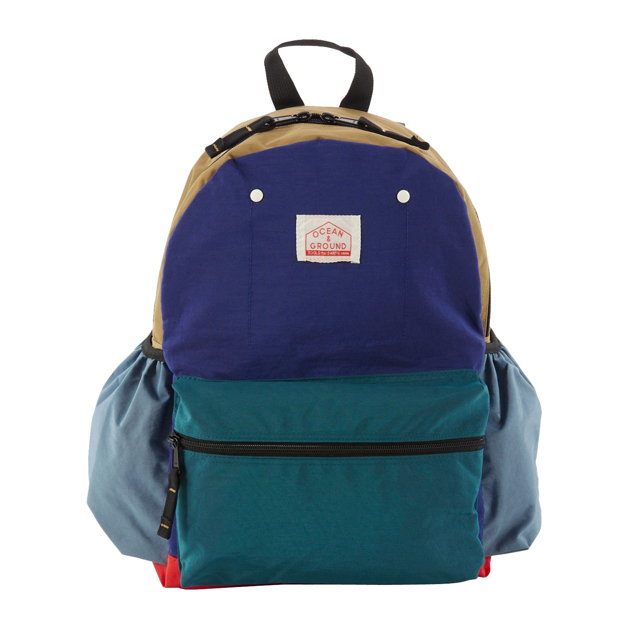 リュック キッズ 女の子 OCEAN＆GROUND リュックサック ジュニア オーシャンアンドグラウンド 軽量 大きめ 大容量 16L 22L MLUTI PLUS 4525152 男の子 チェストベルト A4 ナイロン 小学生 低学年 高学年 中学生 大人 子供 通学 おしゃれ かわいい 防災 レディース メンズ