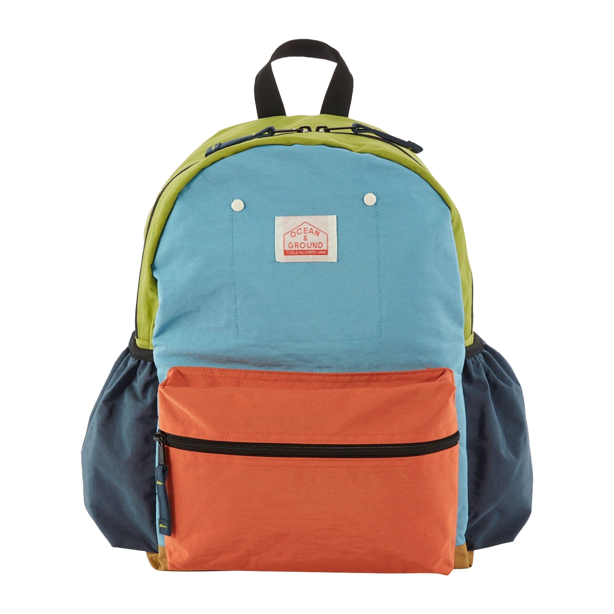 リュック キッズ 女の子 OCEAN＆GROUND リュックサック ジュニア オーシャンアンドグラウンド 軽量 大きめ 大容量 16L 22L MLUTI PLUS 4525152 男の子 チェストベルト A4 ナイロン 小学生 低学年 高学年 中学生 大人 子供 通学 おしゃれ かわいい 防災 レディース メンズ