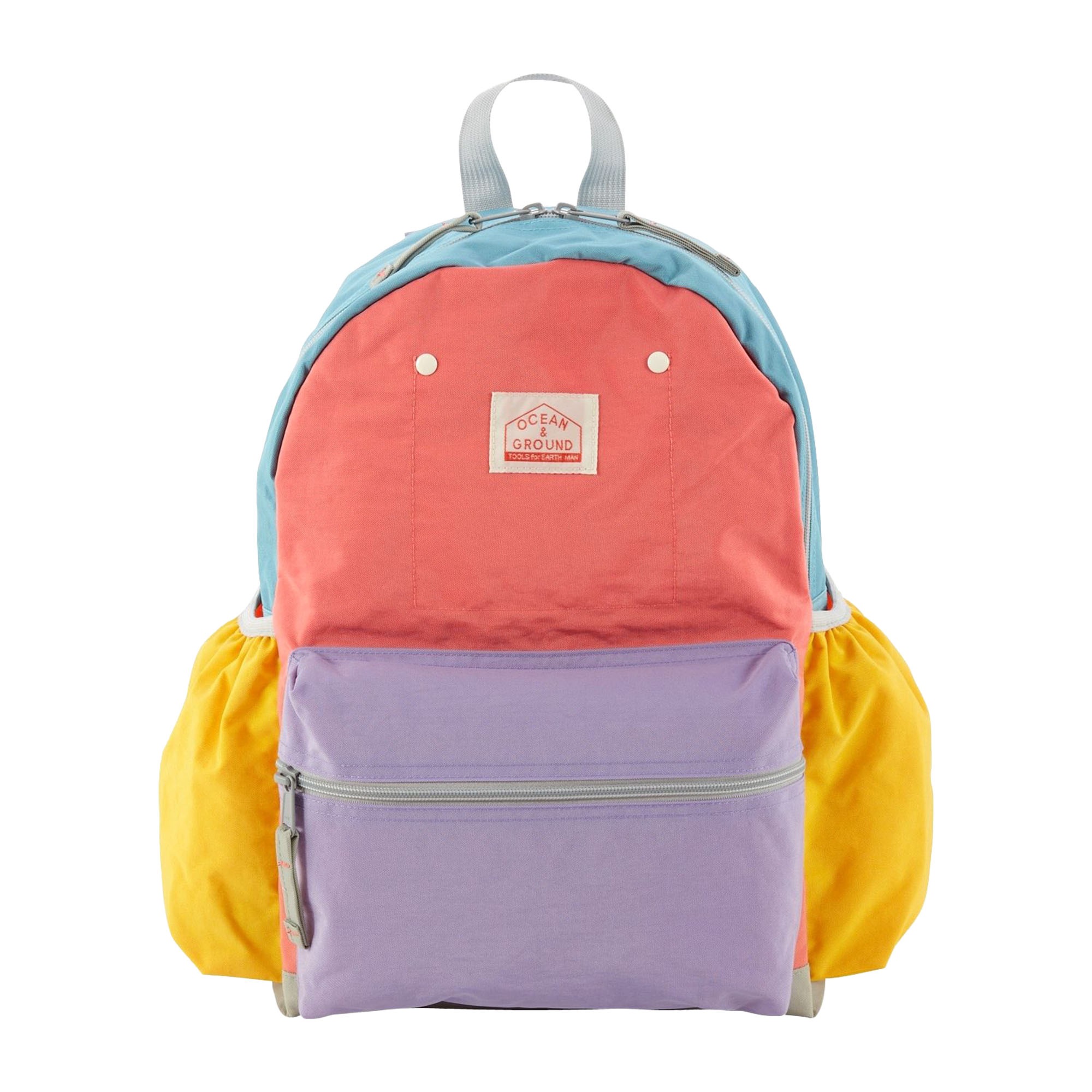 リュック キッズ 女の子 OCEAN＆GROUND リュックサック ジュニア オーシャンアンドグラウンド 軽量 大きめ 大容量 16L 22L MLUTI PLUS 4525152 男の子 チェストベルト A4 ナイロン 小学生 低学年 高学年 中学生 大人 子供 通学 おしゃれ かわいい 防災 レディース メンズ