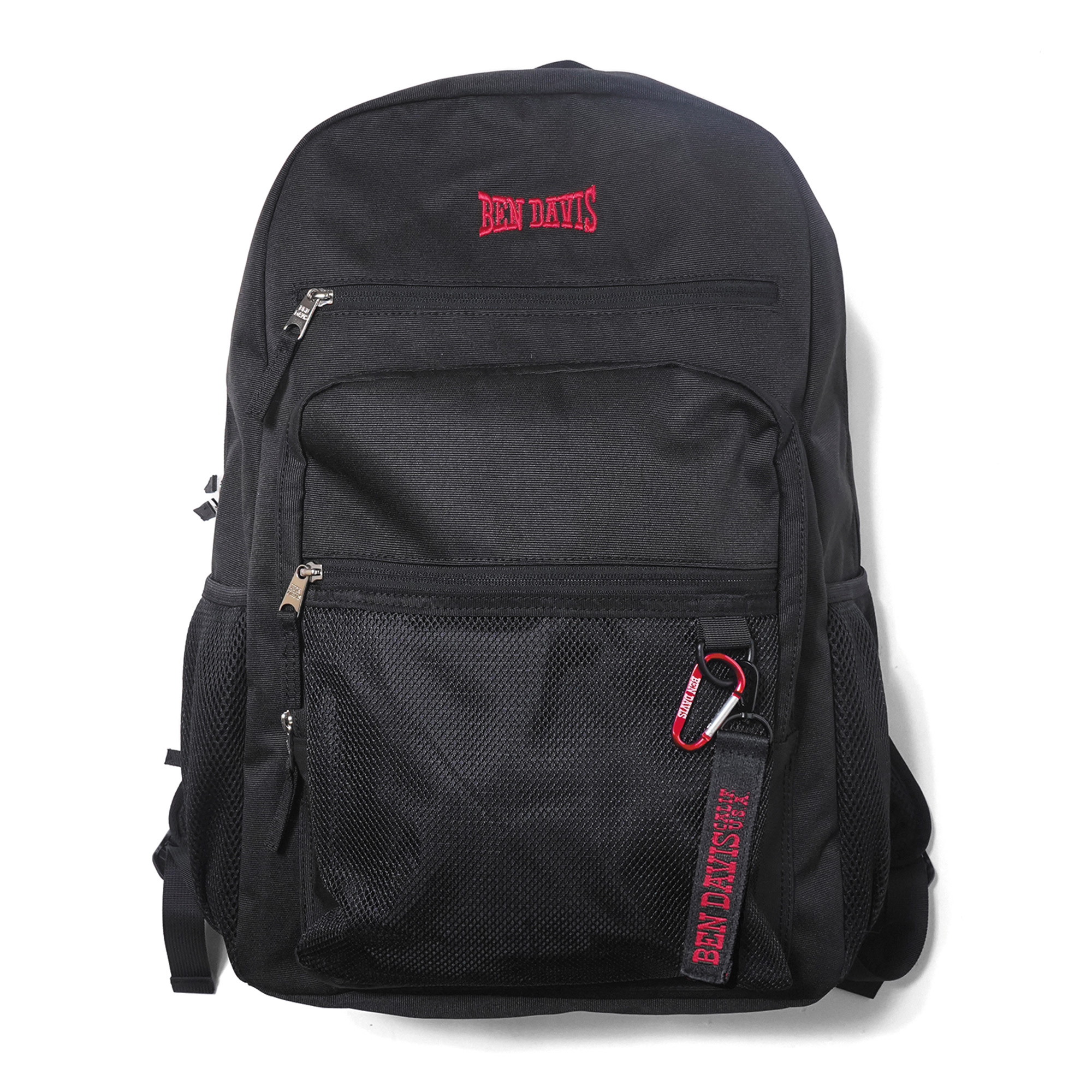 リュック BEN DAVIS ベンデイビス レディース メンズ 大容量 24L 40L 拡張 通学 リュックサック バックパック 撥水 軽量 A3 A4 ポケット PC 背面メッシュ 旅行 部活 バッグ 中学生 高校生 大学生 女子 男子 大人 アウトドア かっこいい ユニセックス ブラック おしゃれ 防災