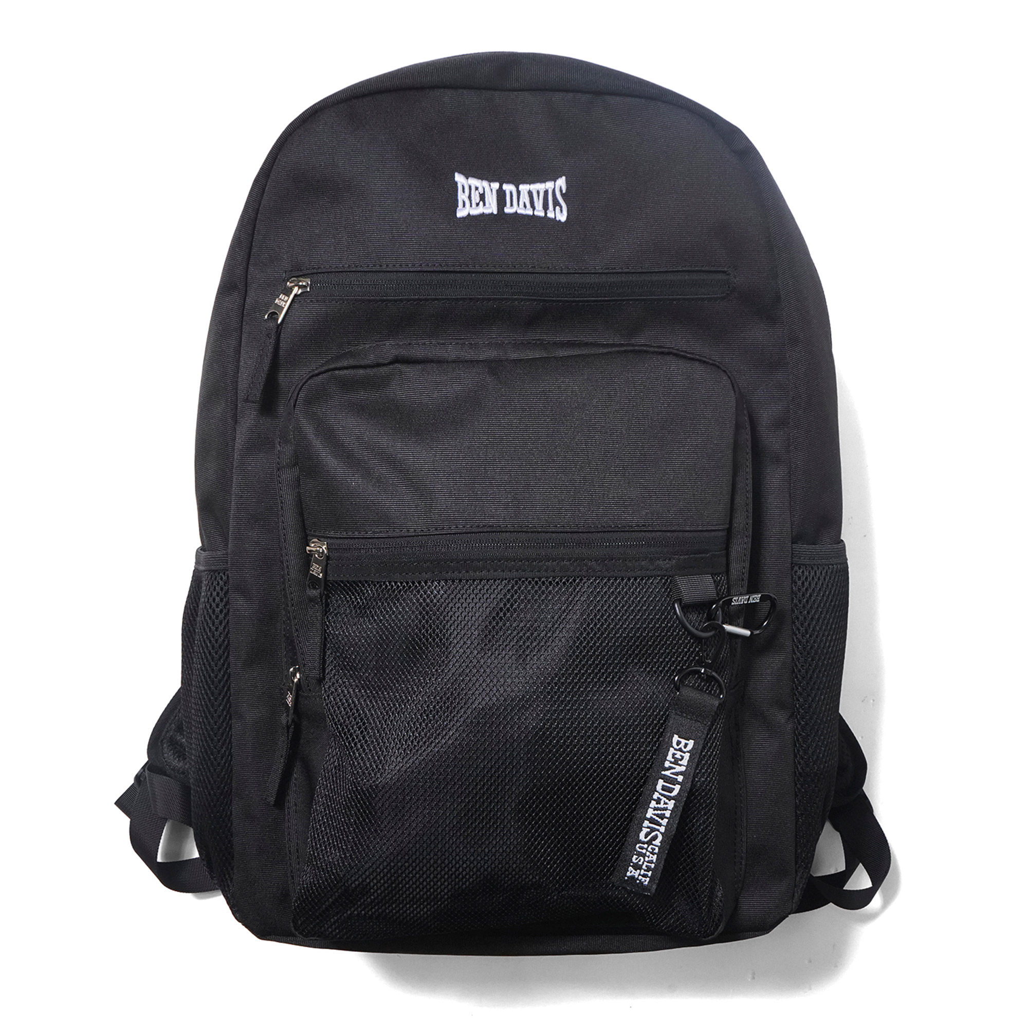 リュック BEN DAVIS ベンデイビス レディース メンズ 大容量 24L 40L 拡張 通学 リュックサック バックパック 撥水 軽量 A3 A4 ポケット PC 背面メッシュ 旅行 部活 バッグ 中学生 高校生 大学生 女子 男子 大人 アウトドア かっこいい ユニセックス ブラック おしゃれ 防災