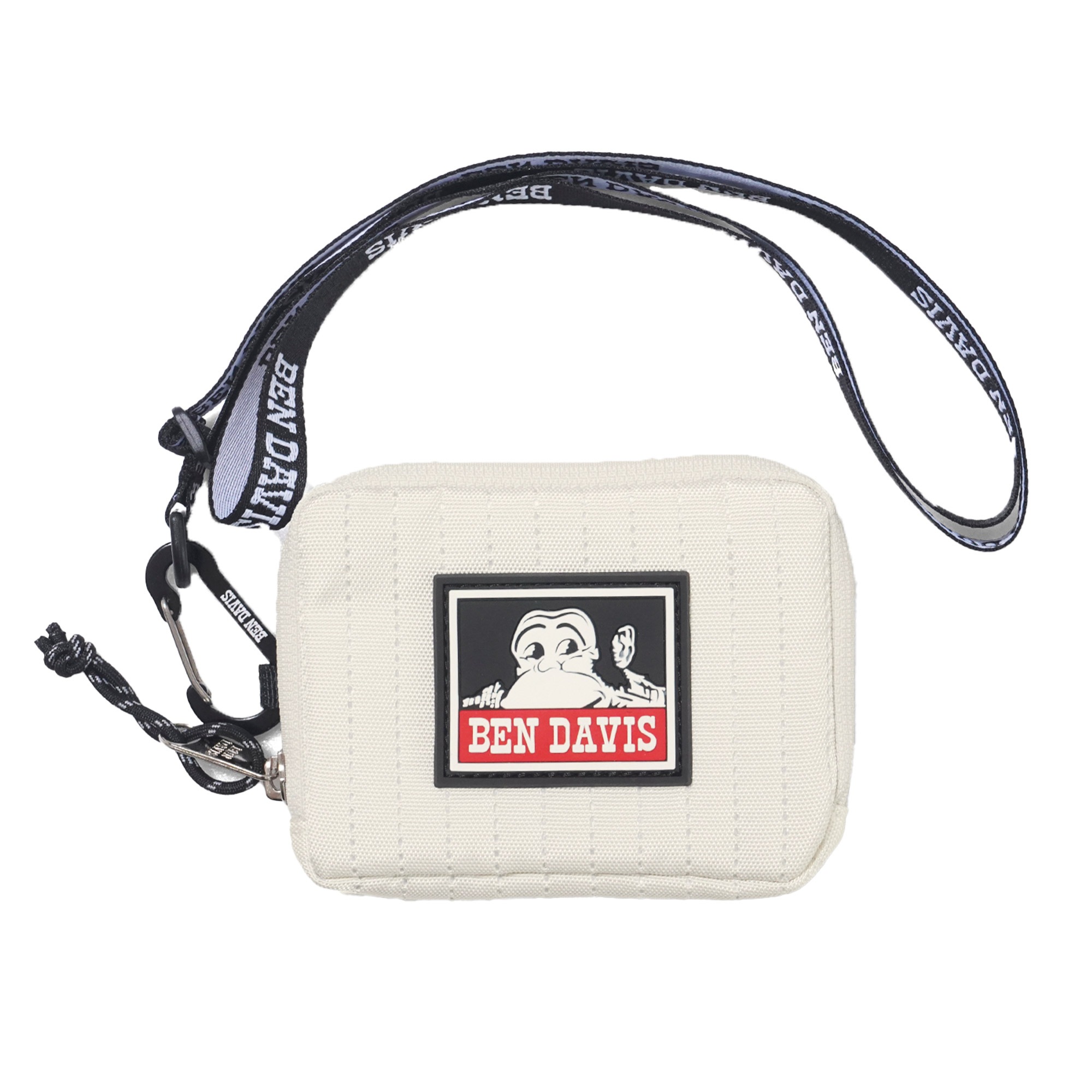 財布 BEN DAVIS ベンデイビス メンズ コンパクト レディース 紐付き ストラップ 首掛け ミニ財布 小さい フェス ネックウォレット ショルダーウォレット ポーチ 落下防止 薄い 高校生 中学生 小学生 ミニ 小物入れ 男性 男子 通学 おしゃれ ブラック ホワイト 黒 白