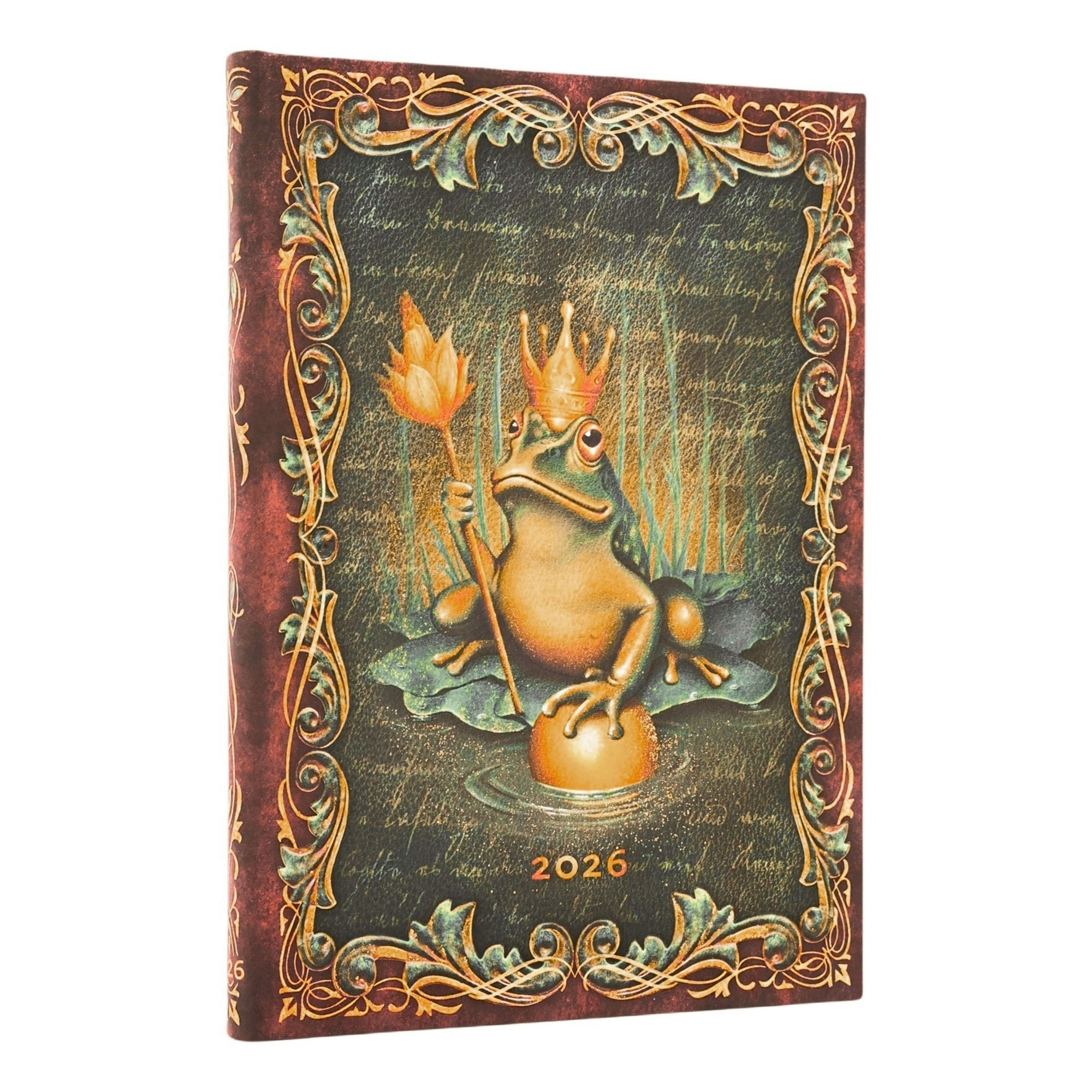 手帳 2026 B6 マンスリー ペーパーブランクス ミディ ダイアリー 1月始まり スケジュール帳 paper blanks バーソフォーマット ハードカバー おしゃれ 派手 総柄 重厚 見開き1週間 月曜始まり 週間 月間 ウィークリー 小さめ レディース かわいい レトロ プレゼント ギフト