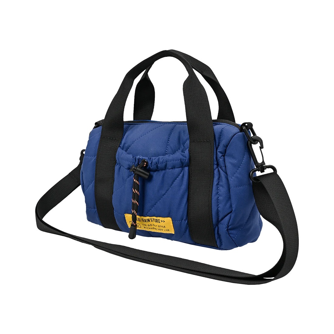 ミニ ボストンバッグ ショルダーバッグ キルティング KiU キウ K476 スクエア パデッド メンズ レディース 小さめ 撥水 軽量 2way B6 ハンドバッグ 斜め掛け バッグ ミニバッグ ショルダー おしゃれ シンプル 黒 ブラック カーキ アイボリー ブルー 通勤 旅行 散歩 秋冬