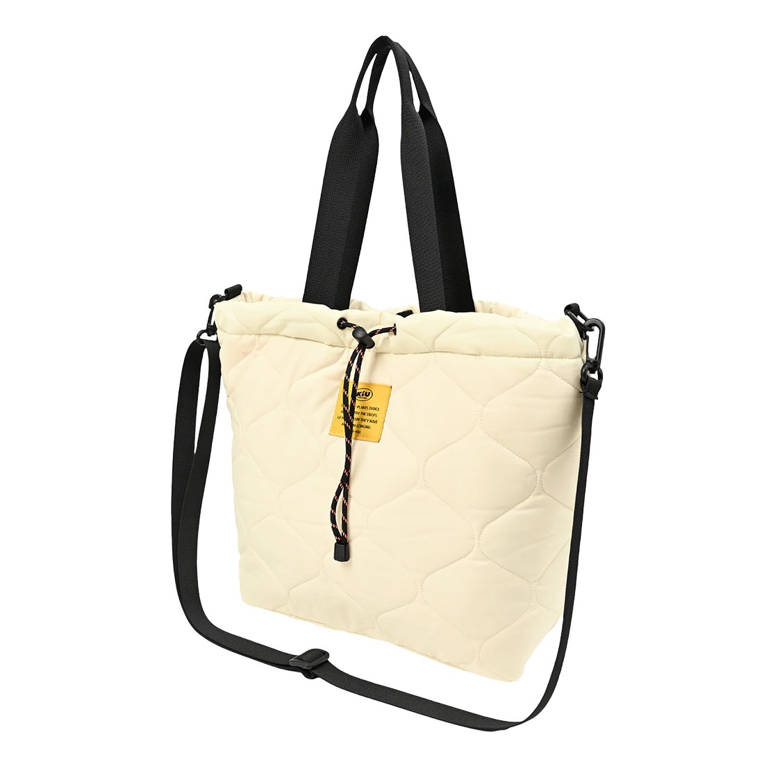 トートバッグ ショルダーバッグ キルティング KiU キウ K475 メンズ レディース 大容量 A4 B4 12L 撥水 2way 大きめ 軽量 巾着バッグ 斜めがけ 肩掛け マザーズバッグ おしゃれ かわいい シンプル 黒 ブラック カーキ アイボリー 赤 パソコン入る 通勤 通学 旅行 秋 冬