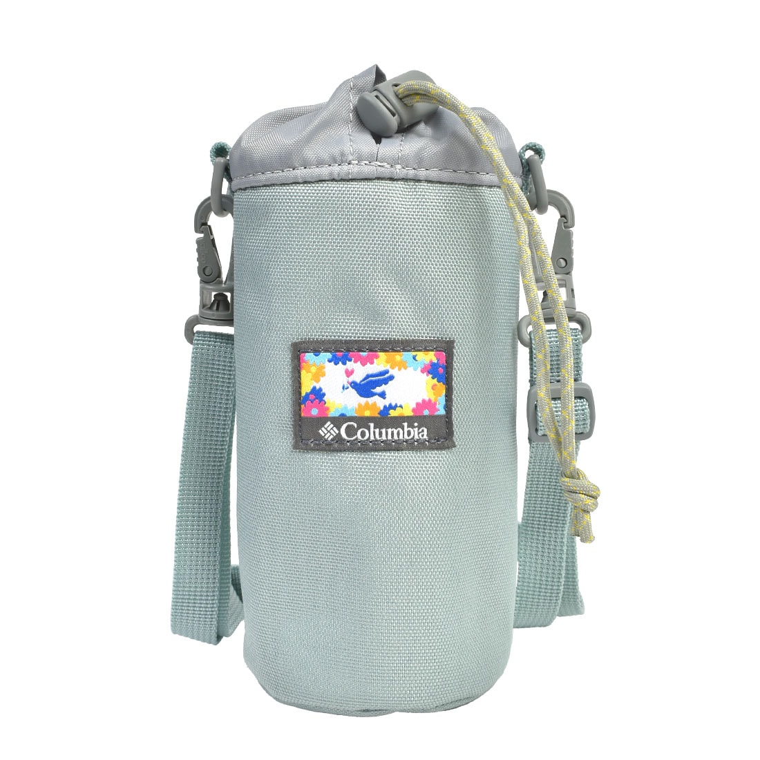 ペットボトルホルダー Columbia コロンビア PU2406 ショルダー カラビナ 斜めがけ 首掛け 保冷 保温 500ml ペットボトル ケース 水筒 ホルダー 登山 アウトドア ブランド おしゃれ かわいい 旅行 キャンプ フェス 通勤 通学 運動会 遠足 河野ルル コラボ プライスストリーム