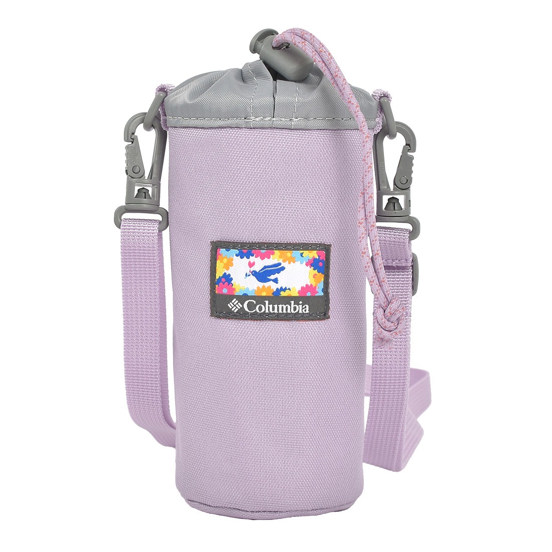 ペットボトルホルダー Columbia コロンビア PU2406 ショルダー カラビナ 斜めがけ 首掛け 保冷 保温 500ml ペットボトル ケース 水筒 ホルダー 登山 アウトドア ブランド おしゃれ かわいい 旅行 キャンプ フェス 通勤 通学 運動会 遠足 河野ルル コラボ プライスストリーム
