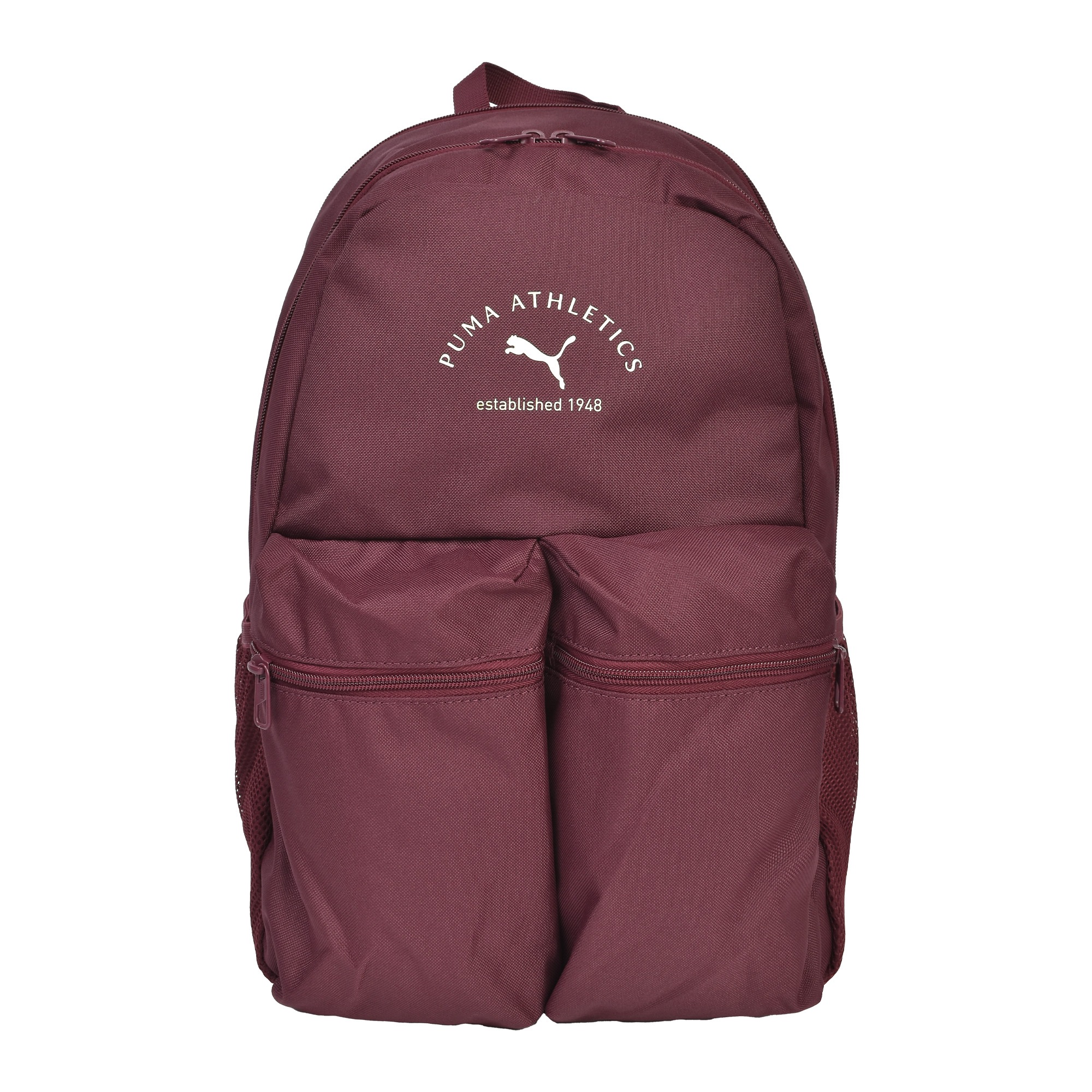 リュック PUMA プーマ メンズ レディース 通学 20L A4 学生 PC 大容量 背面メッシュ サイドポケット バックパック リュックサック デイパック 男子 女子 中学生 高校生 ユニセックス 子供 小学生 ジュニア バッグ 通学リュック 部活 軽量 シンプル ネイビー シマールビー