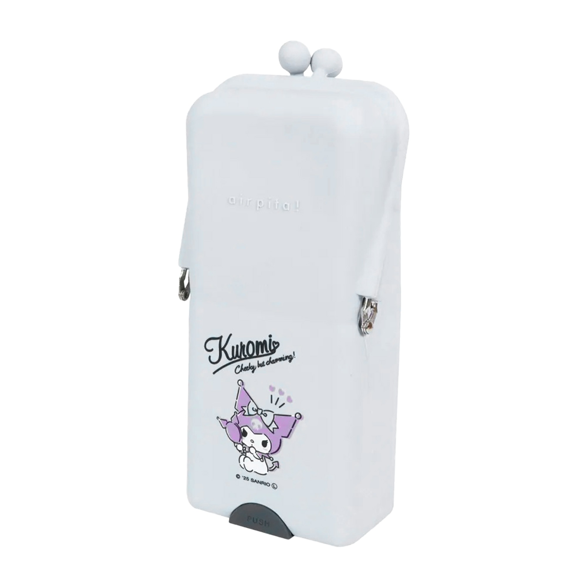 サンリオ ペンケース エアピタ 筆箱 文房具 ハローキティ シナモロール クロミ ポチャッコ がま口 大容量 sanrio キャラクター おしゃれ 女性 スマホスタンド 多機能 大人 学生 小学生 中学生 高校生 女子 プレゼント 立てられる 縦型 ペン立て ポーチ 小物入れ 化粧ポーチ