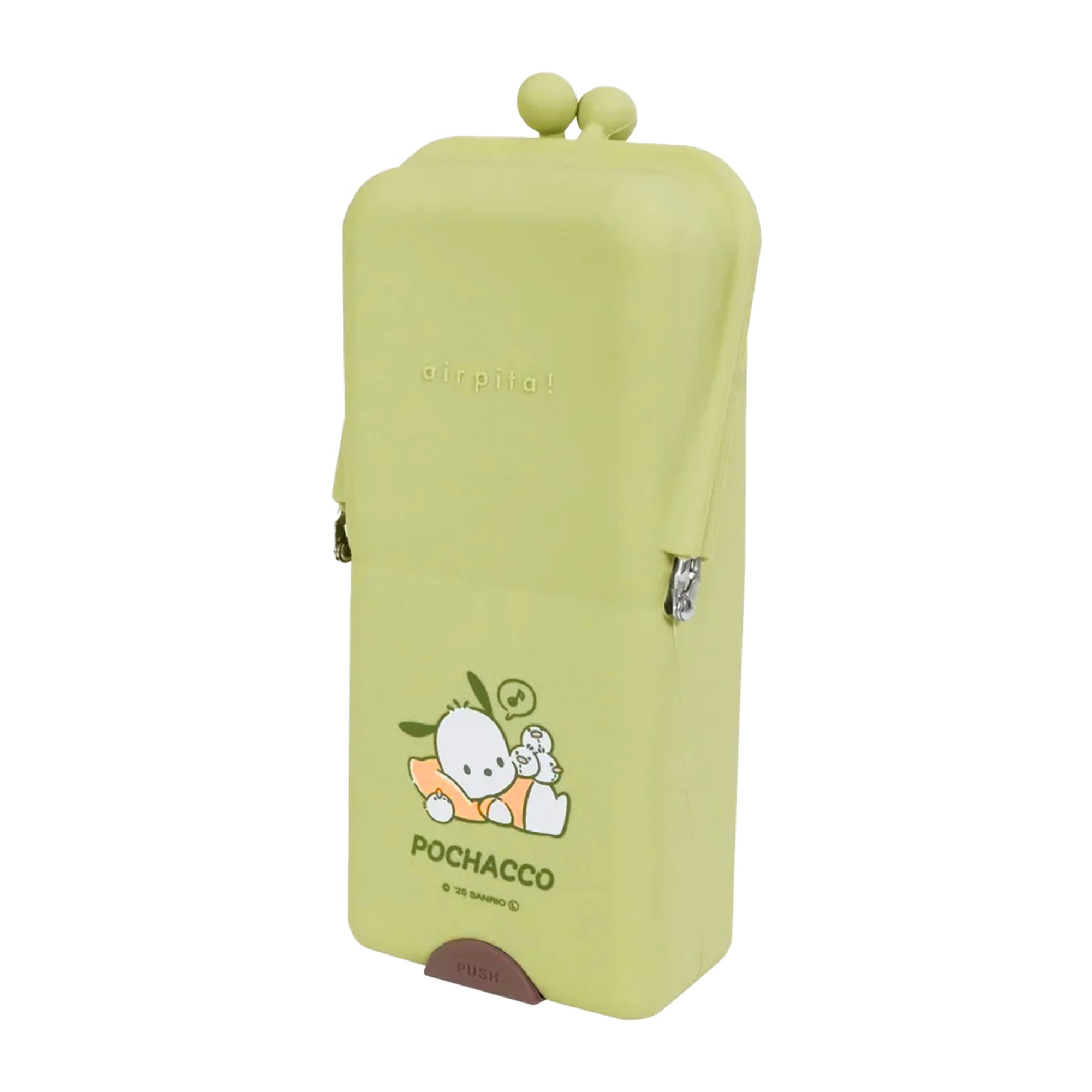 サンリオ ペンケース エアピタ 筆箱 文房具 ハローキティ シナモロール クロミ ポチャッコ がま口 大容量 sanrio キャラクター おしゃれ 女性 スマホスタンド 多機能 大人 学生 小学生 中学生 高校生 女子 プレゼント 立てられる 縦型 ペン立て ポーチ 小物入れ 化粧ポーチ