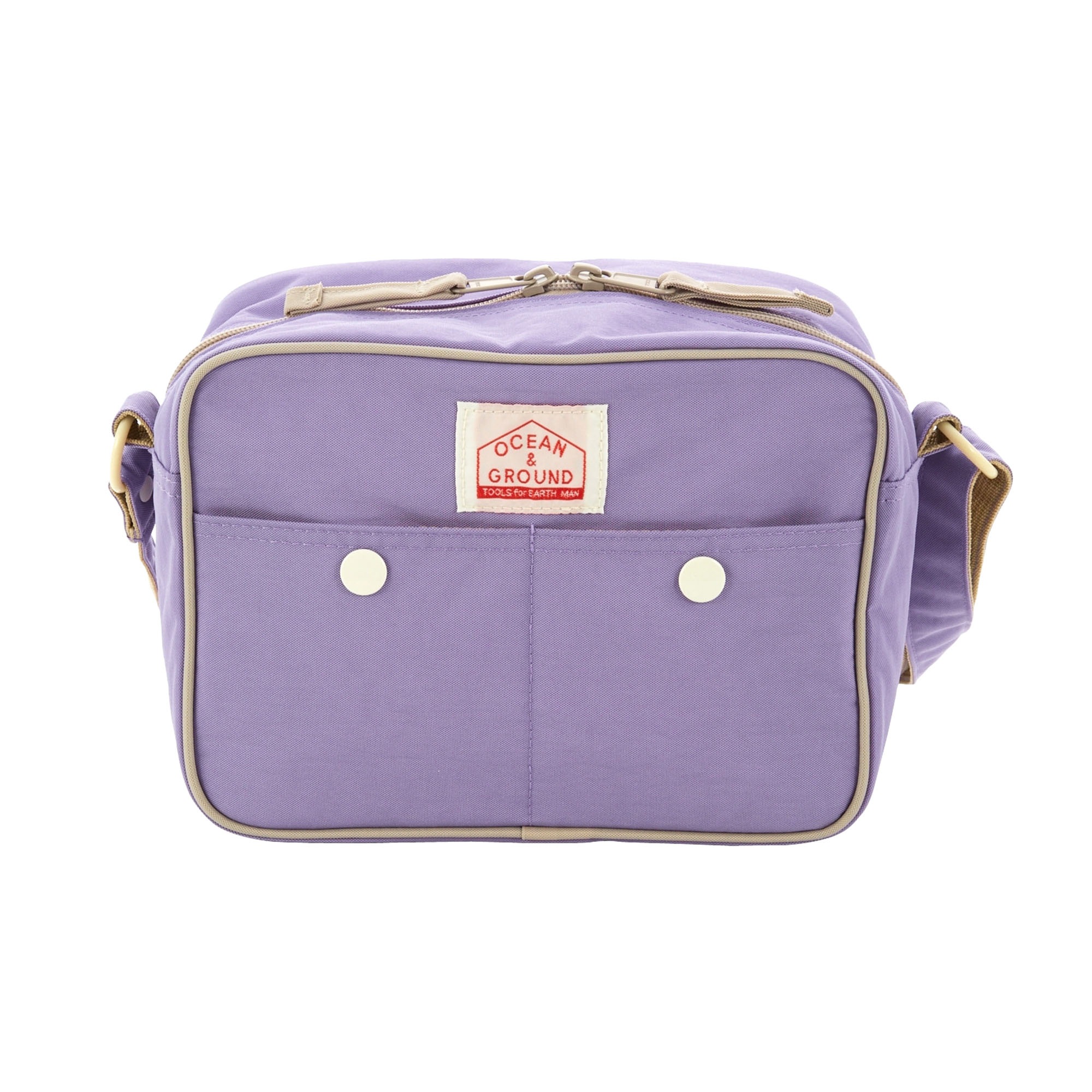 通園バッグ ショルダー 男の子 女の子 OCEAN&GROUND オーシャンアンドグラウンド ショルダーバッグ 4525001 キッズ 斜めがけ こども 子供 お弁当 保育園 通学 新入学 カラフル おしゃれ かわいい 保育園バッグ 幼稚園バッグ 無地 入園準備 軽量 シンプル キッズ