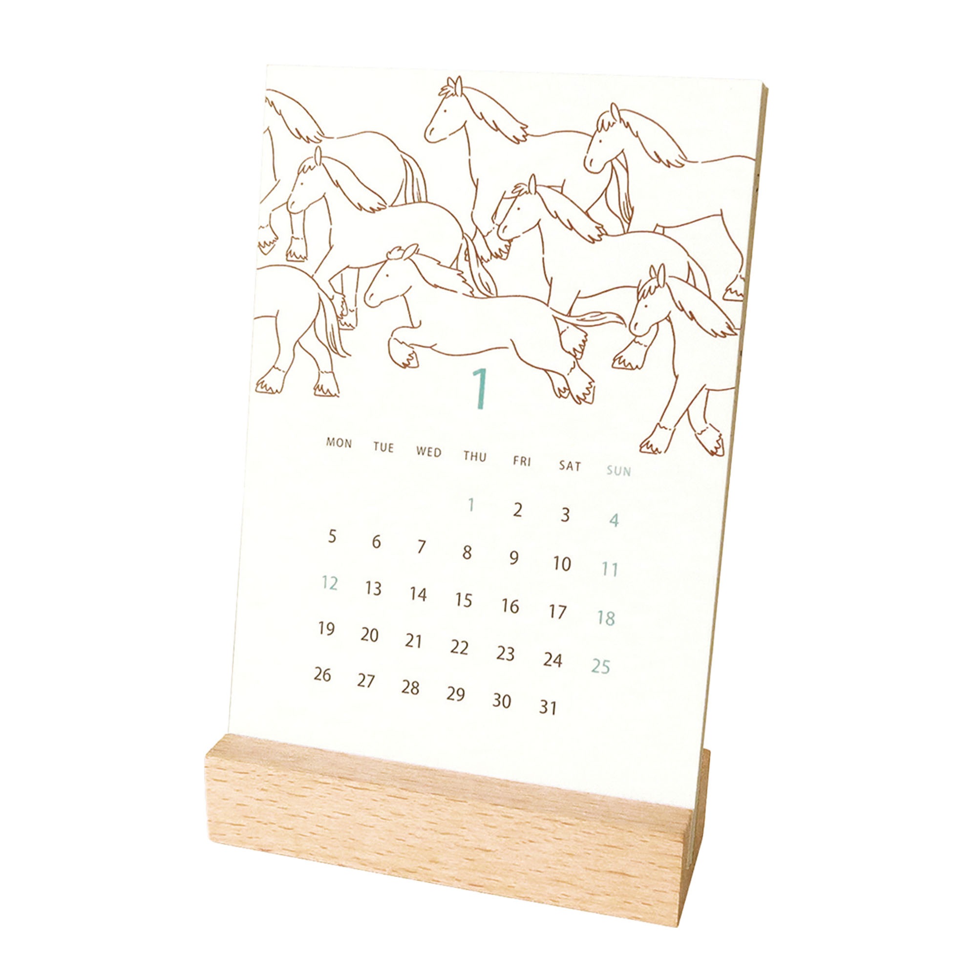 カレンダー 2026 卓上 おしゃれ 令和8年 マンスリー 月曜始まり 1月始まり matoka マトカ デスクカレンダー 木製 スタンド かわいい 大人可愛い イラスト 動物 アニマル スイーツ お菓子 名画 小池ふみ トビマツショウイチロウ いわしまあゆ イラスト コンパクト インテリア