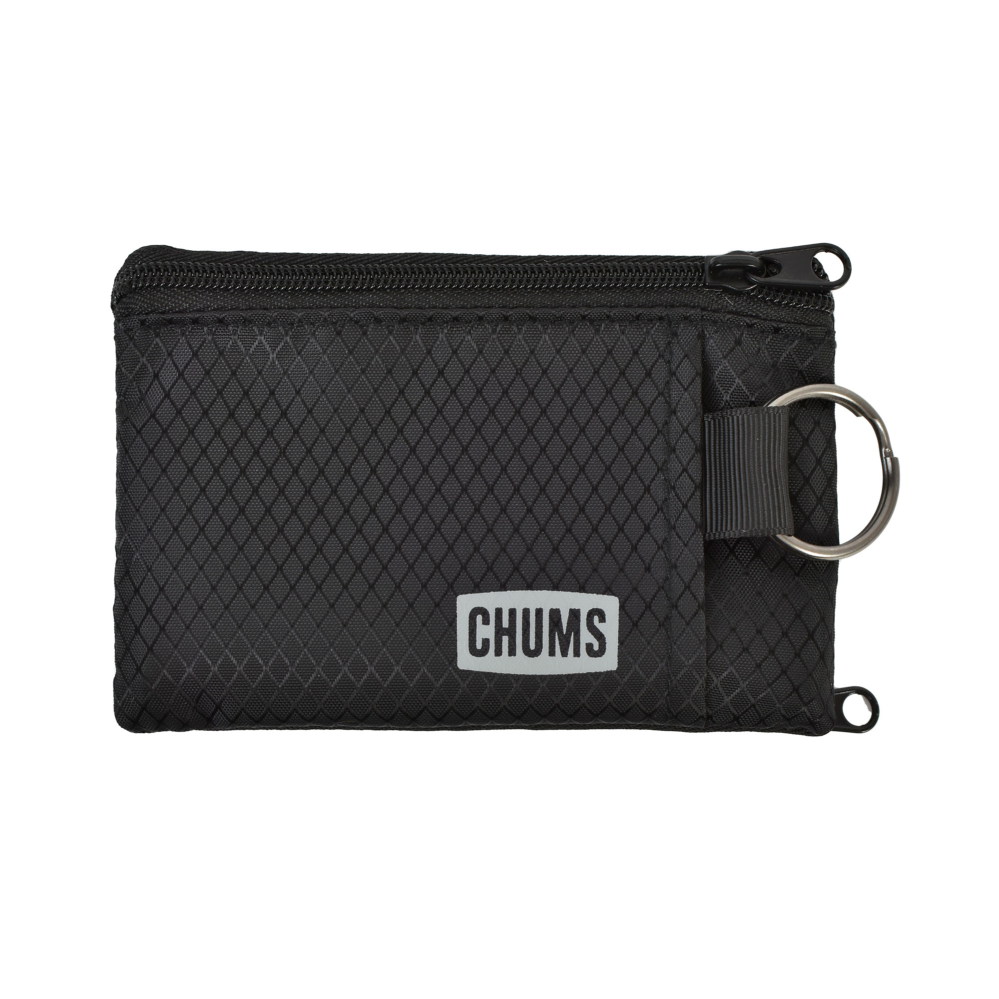 財布 CHUMS チャムス ウォレット メンズ レディース キッズ 子ども 防水 小銭入れ コインケース パスケース ブランド キーケース 鍵 小物入れ 収納 定期入れ ICカード 18401 ミニ スリム 小さめ コンパクト アウトドア ミニ財布 釣り 海 シンプル 無地 黒 ブラック 父の日