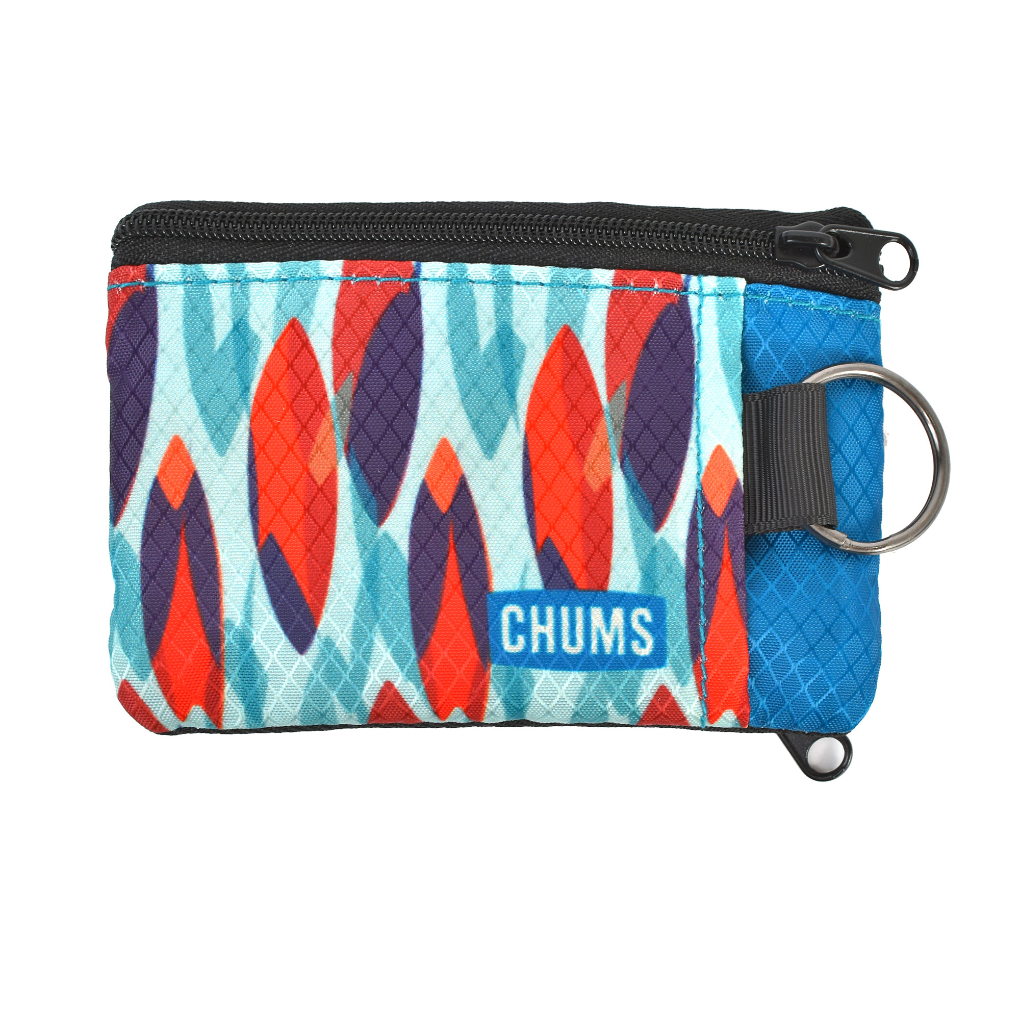 財布 CHUMS チャムス ウォレット メンズ レディース キッズ 子ども 防水 撥水 小銭入れ コインケース パスケース ブランド キーケース 鍵 小物入れ 収納 定期入れ ICカード 18403 ミニ スリム 小さめ コンパクト アウトドア ミニ財布 釣り 派手 総柄 タイダイ 海 父の日