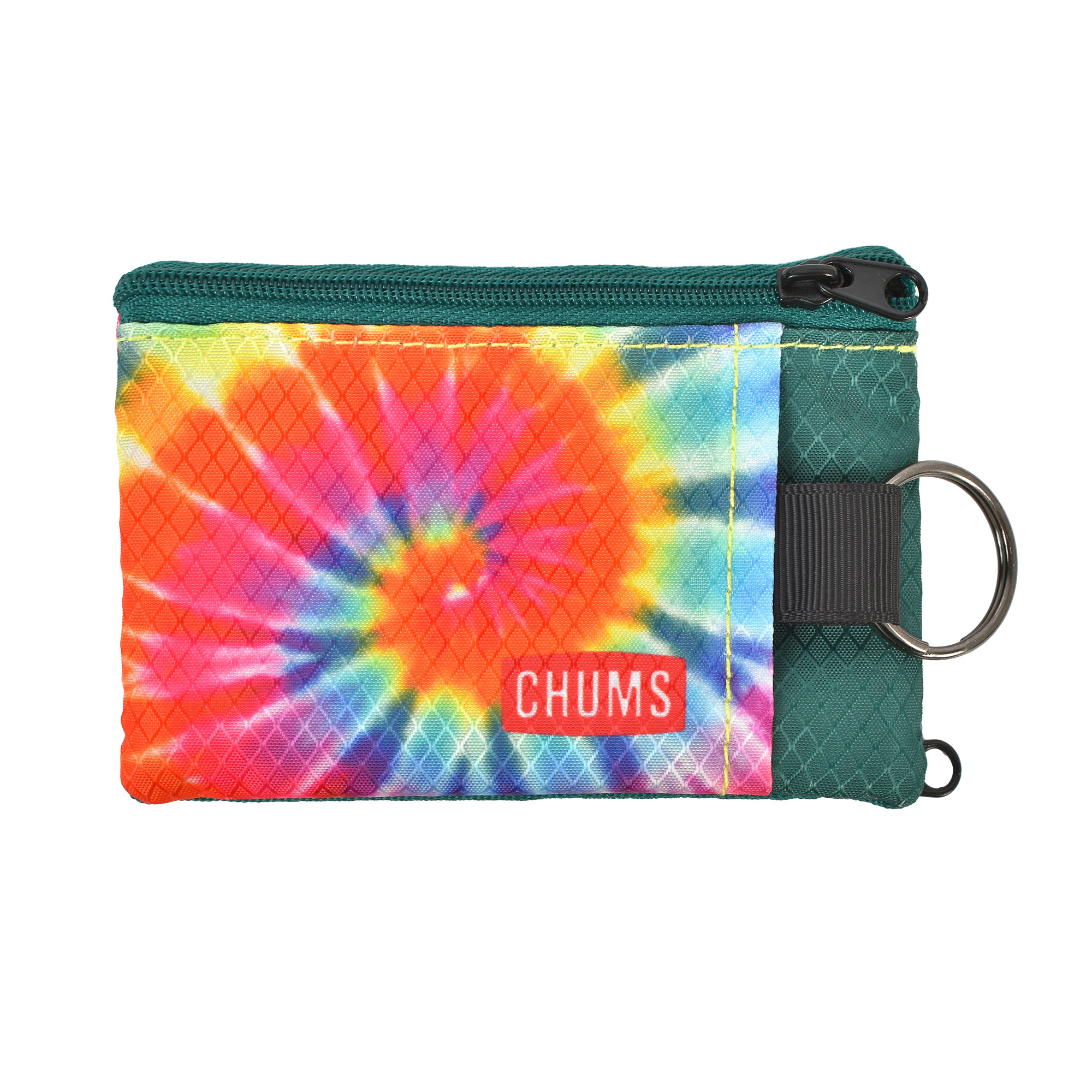 財布 CHUMS チャムス ウォレット メンズ レディース キッズ 子ども 防水 撥水 小銭入れ コインケース パスケース ブランド キーケース 鍵 小物入れ 収納 定期入れ ICカード 18403 ミニ スリム 小さめ コンパクト アウトドア ミニ財布 釣り 派手 総柄 タイダイ 海 父の日