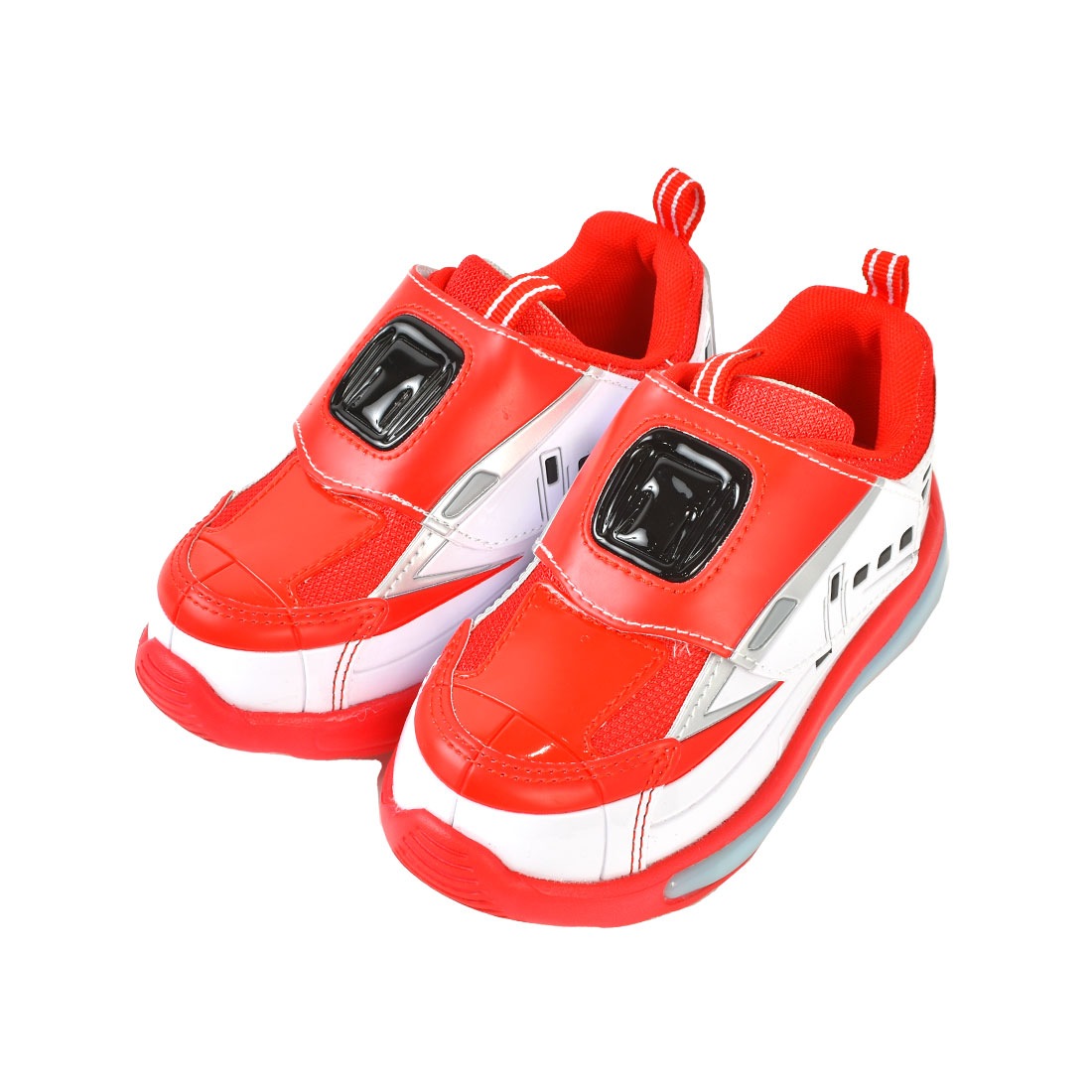 光る靴 プラレール 男の子 電車 フラッシュ スニーカー 子供靴 キッズ 16 17 18 cm 新幹線 ドクターイエロー N700S ハヤブサ かがやき こまち キッズシューズ 運動靴 軽量 かっこいい LED ピカピカ 光る 点滅 やわらかい 歩きやすい 履きやすい 幼稚園 小学生