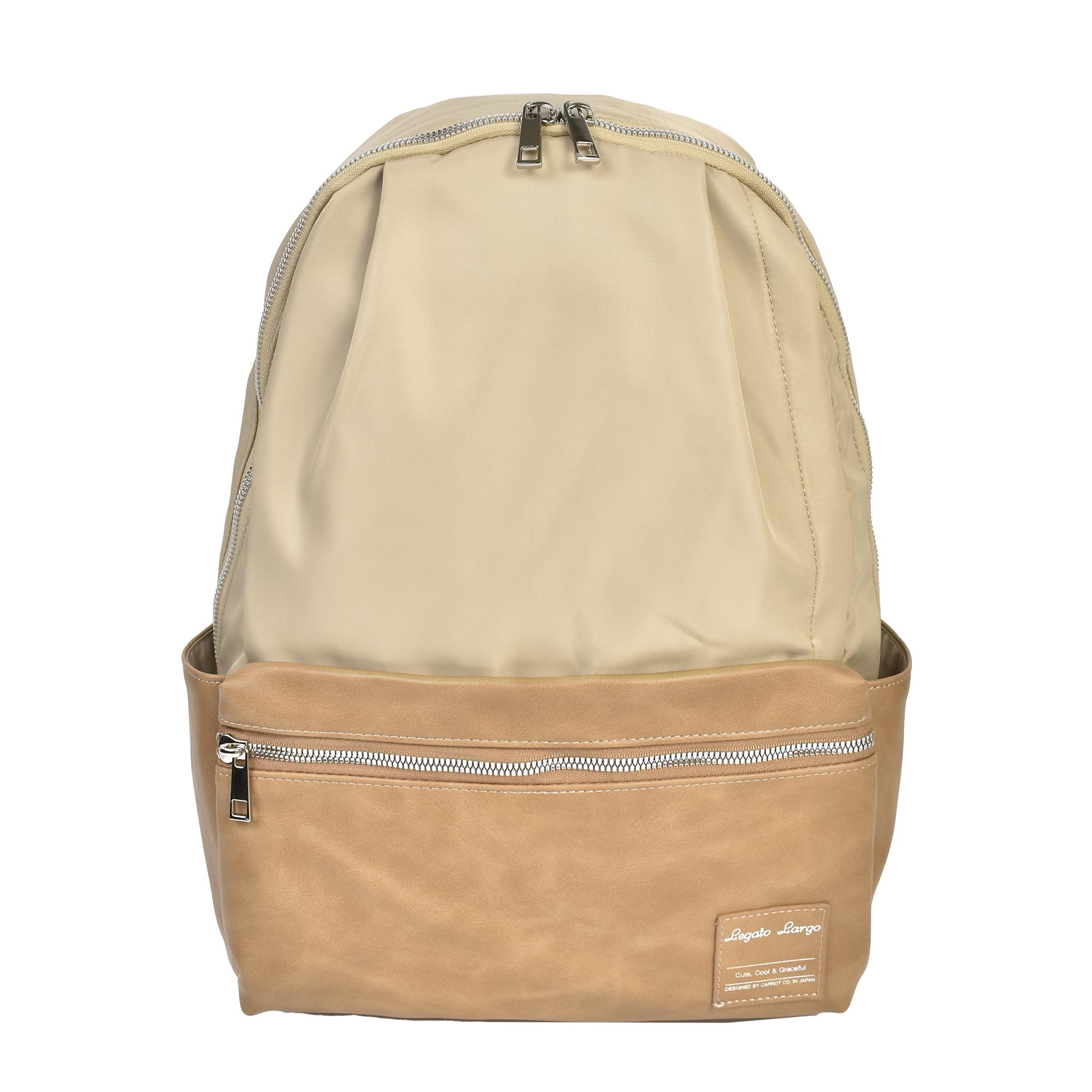リュック Legato Largo レガートラルゴ レディース 通勤 A4 きれいめ 大人 女性 軽い 撥水 防水 大容量 ポケット 多い たくさん リュックサック デイパック バックパック オールデイ 通学 仕事 旅行 黒 ブラック ベージュ グレー ネイビー おしゃれ シンプル 合皮 無地 軽量