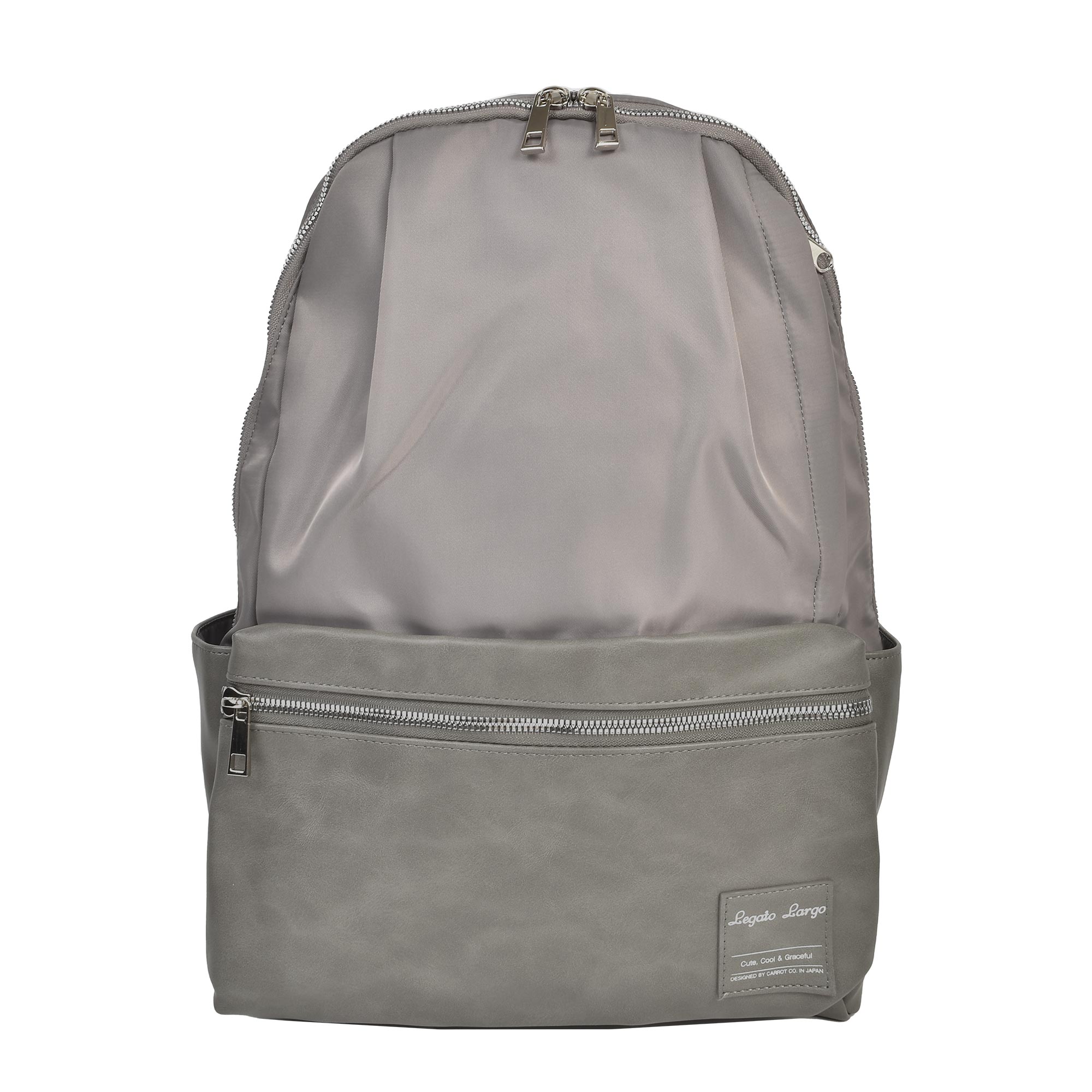 リュック Legato Largo レガートラルゴ レディース 通勤 A4 きれいめ 大人 女性 軽い 撥水 防水 大容量 ポケット 多い たくさん リュックサック デイパック バックパック オールデイ 通学 仕事 旅行 黒 ブラック ベージュ グレー ネイビー おしゃれ シンプル 合皮 無地 軽量