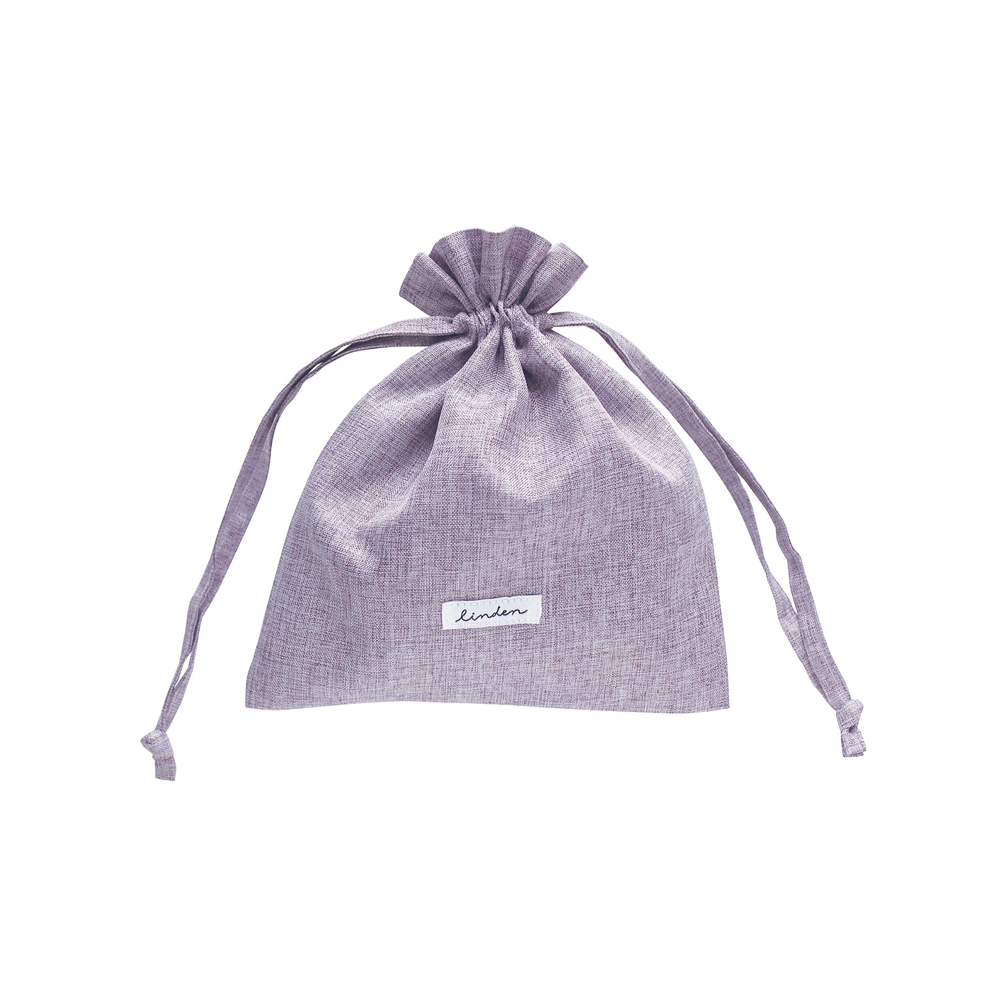 ランチバッグ 巾着 LINDEN リンデン 保冷 保温 洗える 巾着袋 巾着バッグ 保冷バッグ リネン風 小さめ 軽量 保冷剤ポケット 小物入れ 化粧 コスメ メイクポーチ おしゃれ かわいい シンプル 大人 女性 通勤 持ち運び ギフト プレゼント 無地 ベージュ ラベンダー グリーン